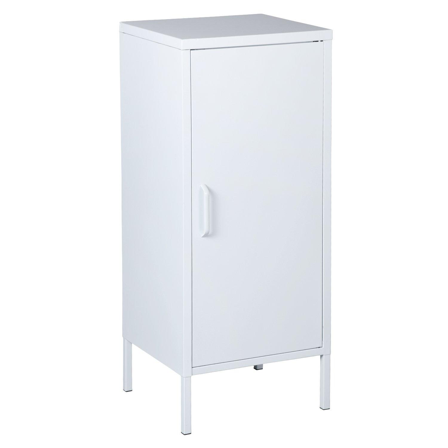 Wit - FurnitureR - Metal Storage Cabinet with 3 Fixed Shelves - 6