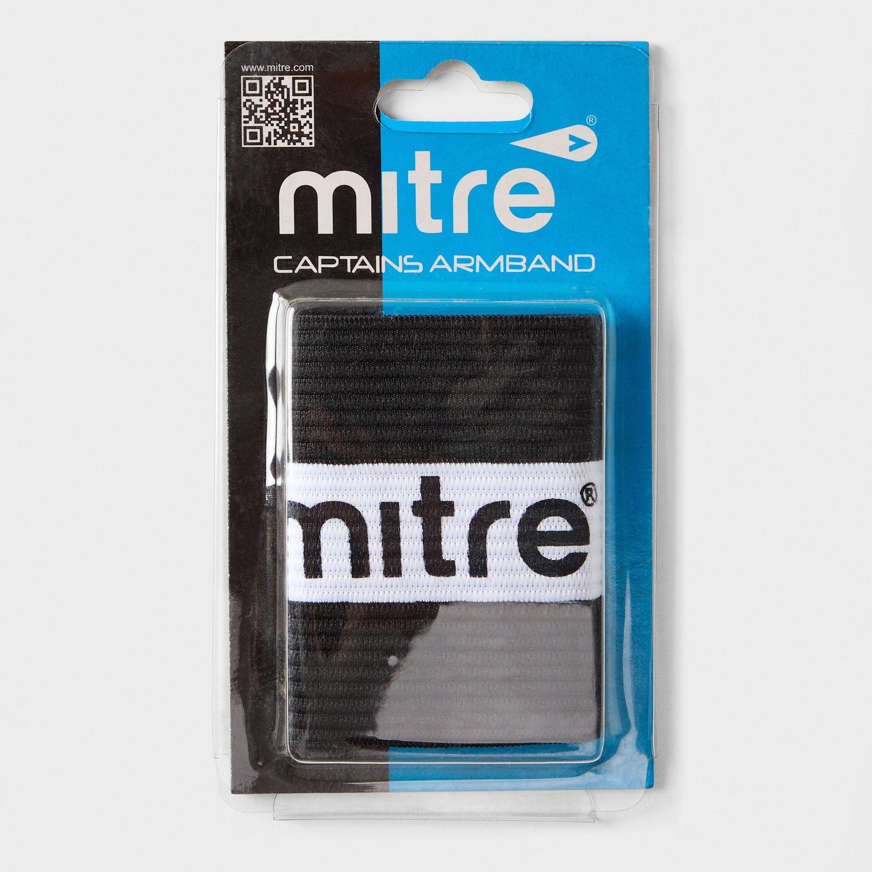 Black/White - Mitre - Kids' Captain's Armbands