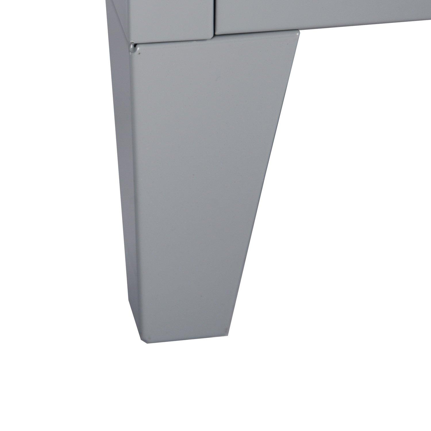 Dark Grey - FurnitureR - Sideboard with Star Pattern Doors and Cable Hole 120 x 40 x 58 cm - 10