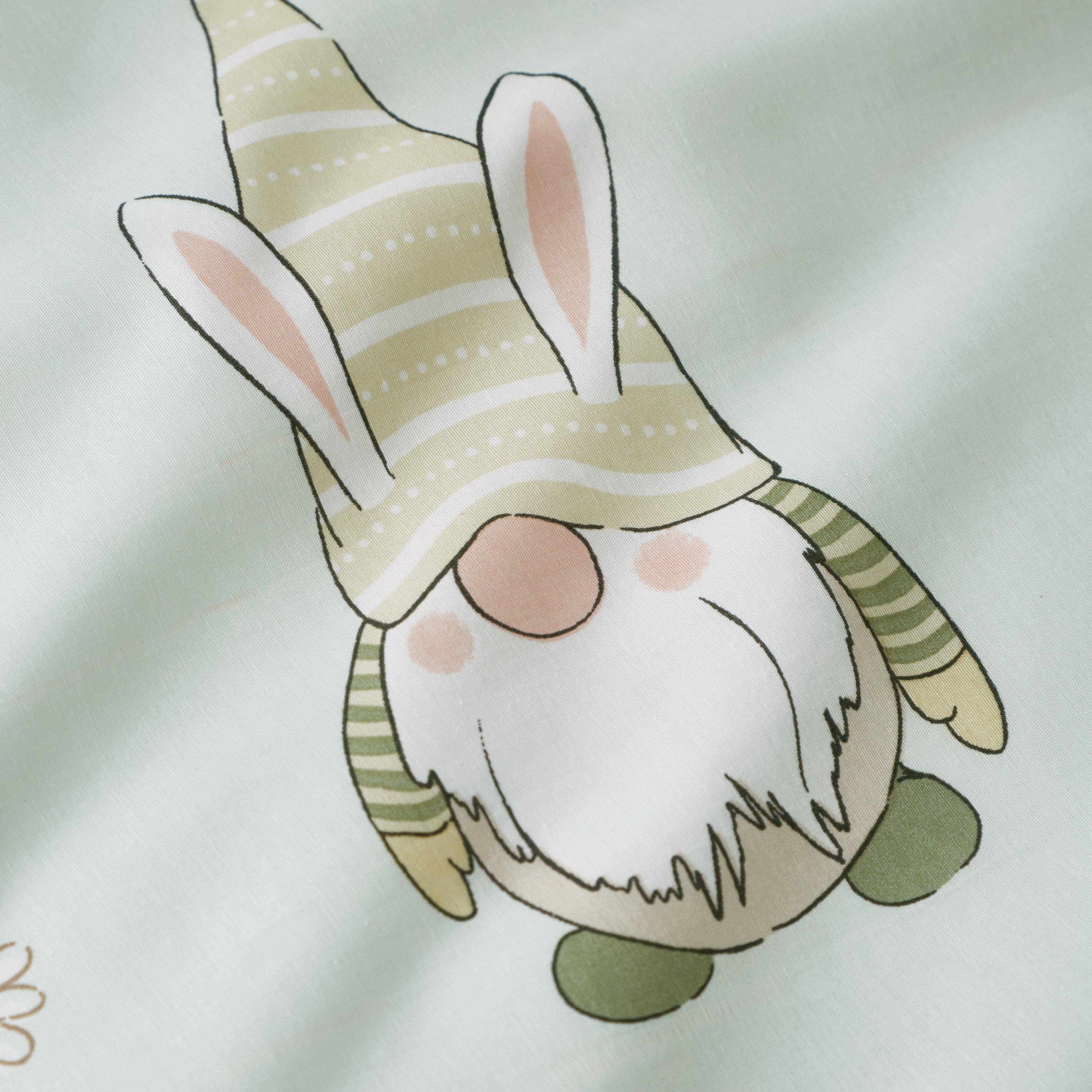 Mint Green - Catherine Lansfield - Spring Gonks Reversible Duvet Cover Set - 5