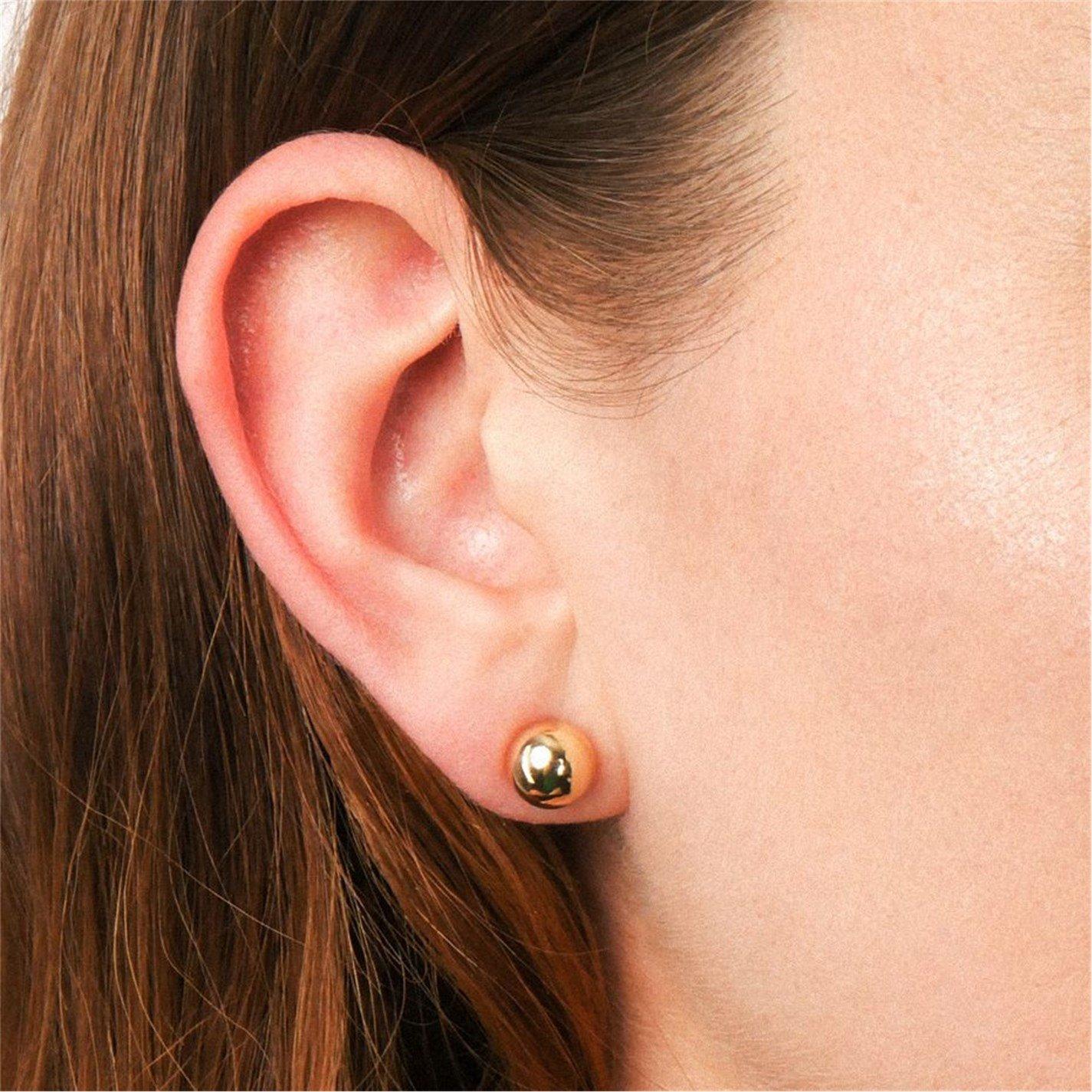 Gold - Ralph Lauren - Lauren Ralph Lauren Ball Stud Earring Set - 2