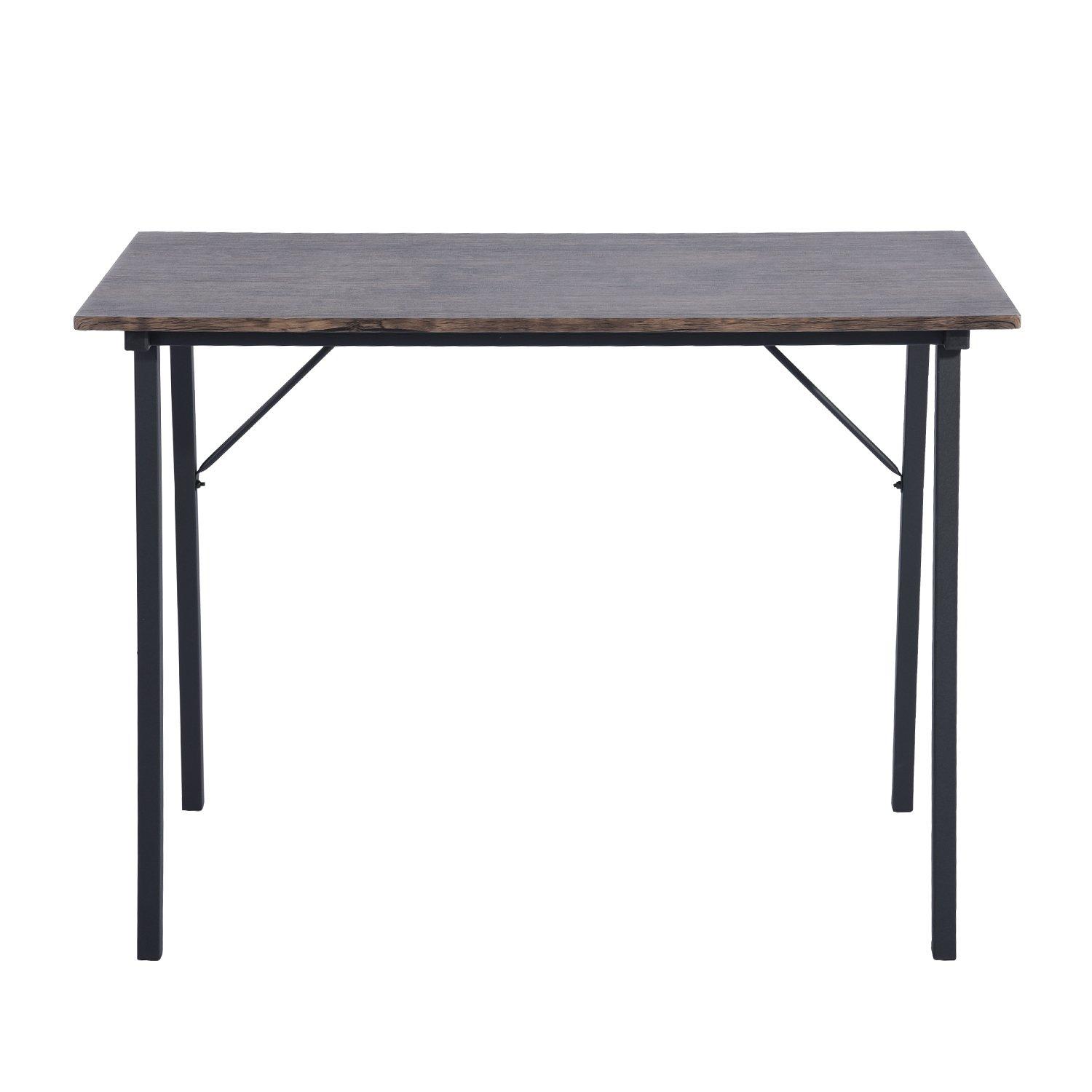 Dark Brown - FurnitureR - Computer Desk – Small Writing Table - 6