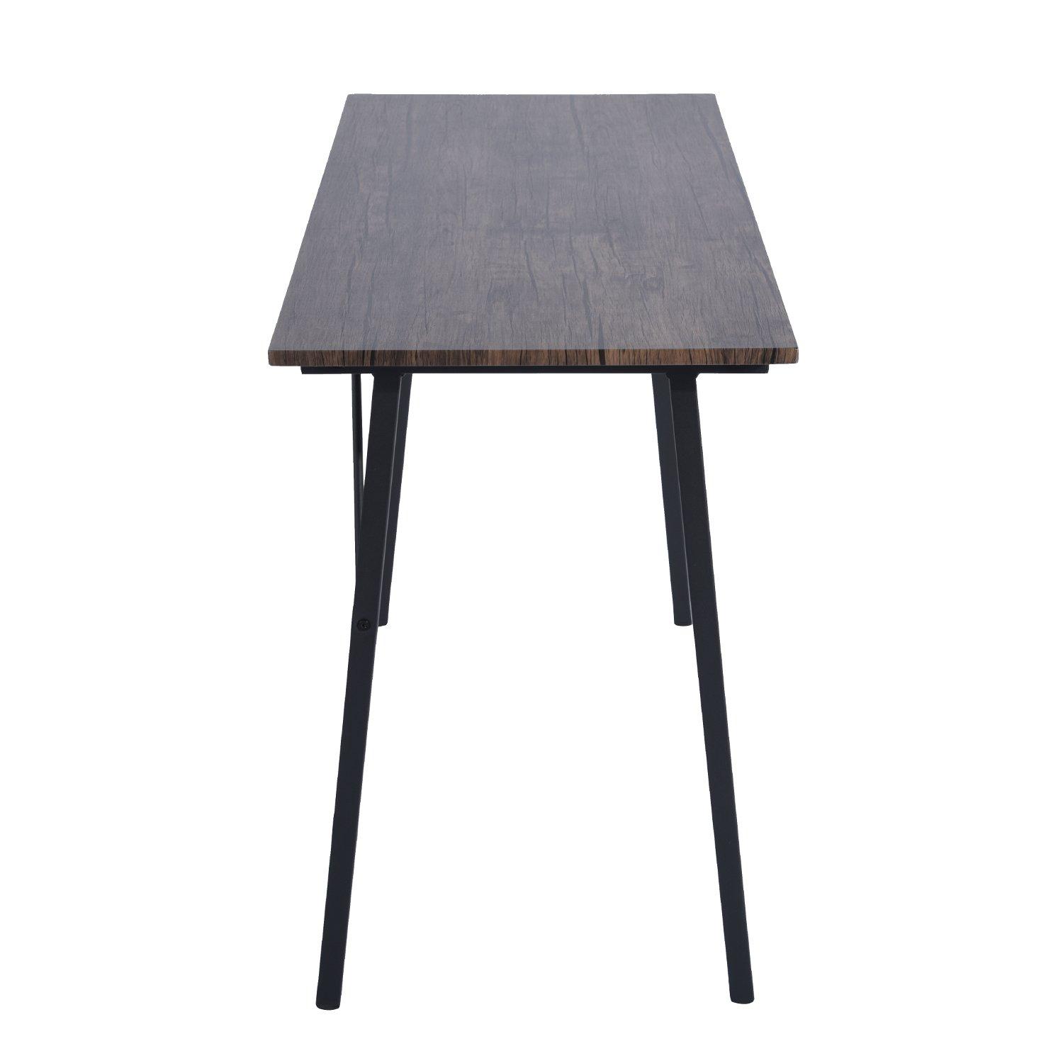 Dark Brown - FurnitureR - Computer Desk – Small Writing Table - 7