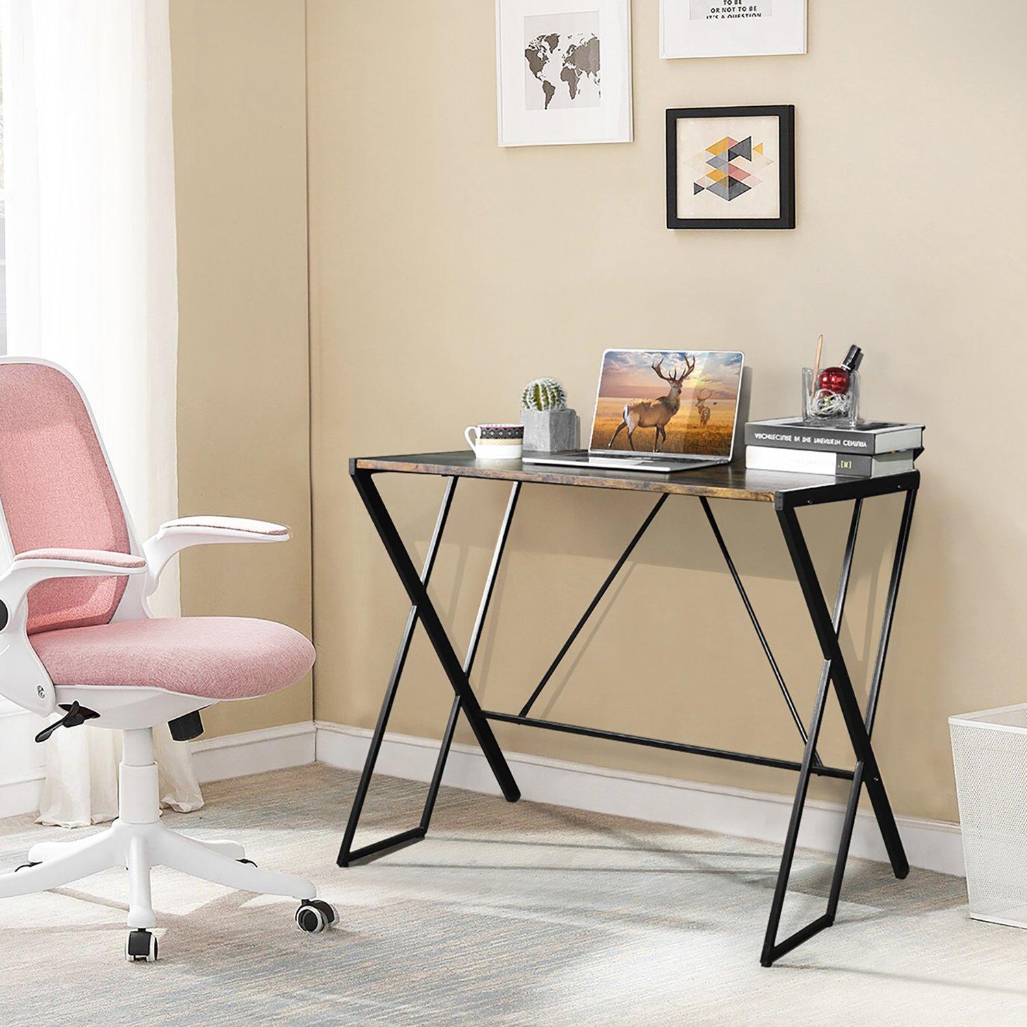 Vintage Brown - FurnitureR - Writing Desk Vintage Computer Table - 2