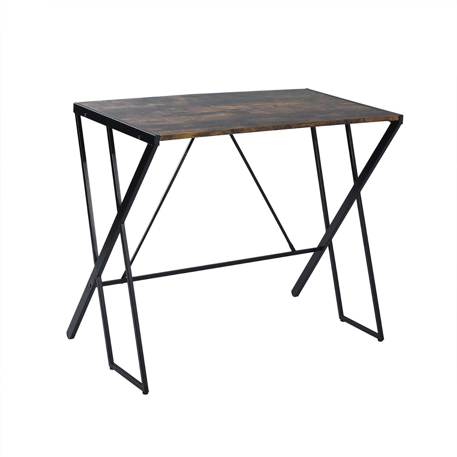 Vintage Brown - FurnitureR - Writing Desk Vintage Computer Table - 4