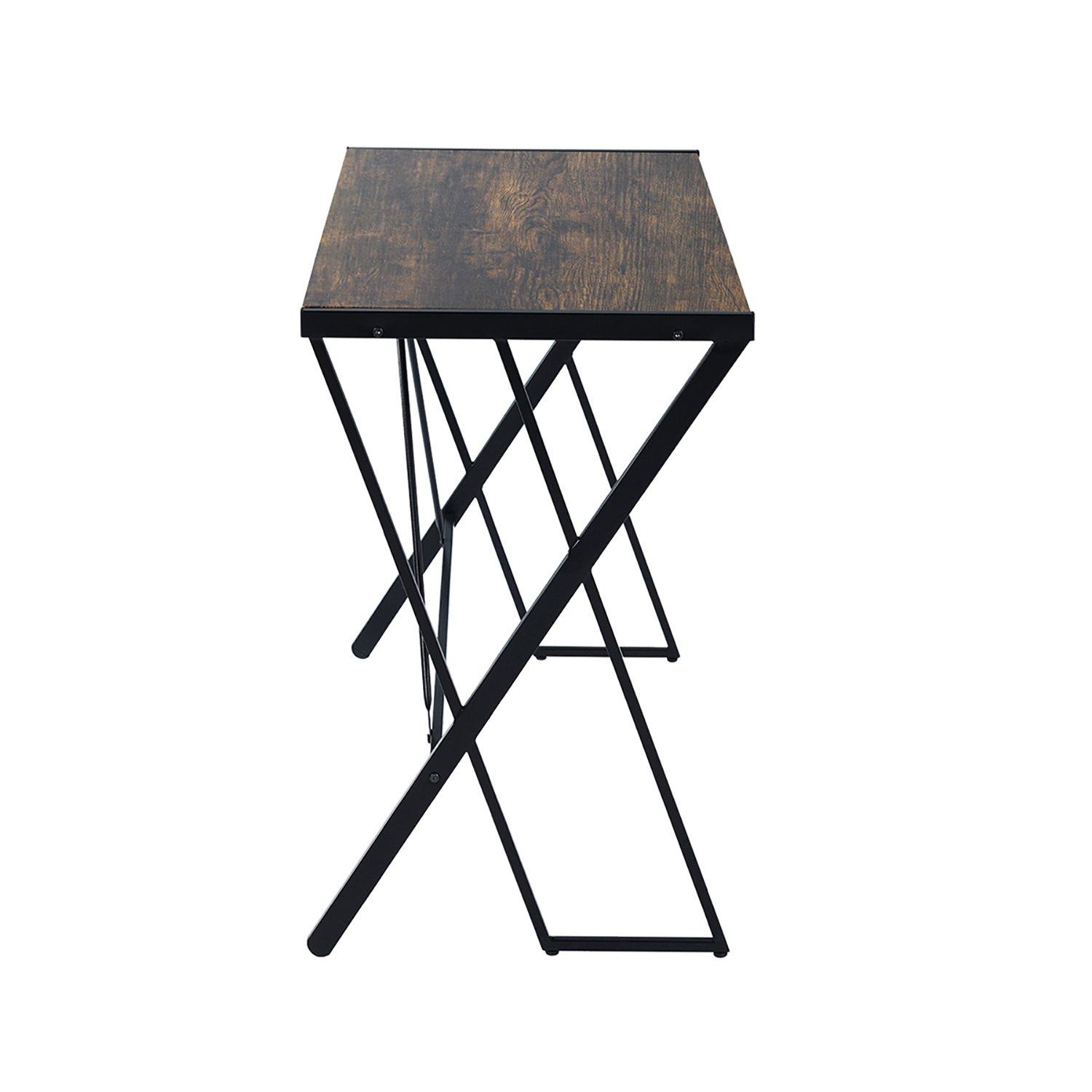 Vintage Brown - FurnitureR - Writing Desk Vintage Computer Table - 5