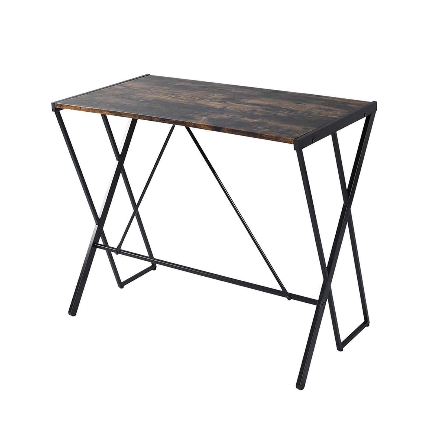 Vintage Brown - FurnitureR - Writing Desk Vintage Computer Table - 6