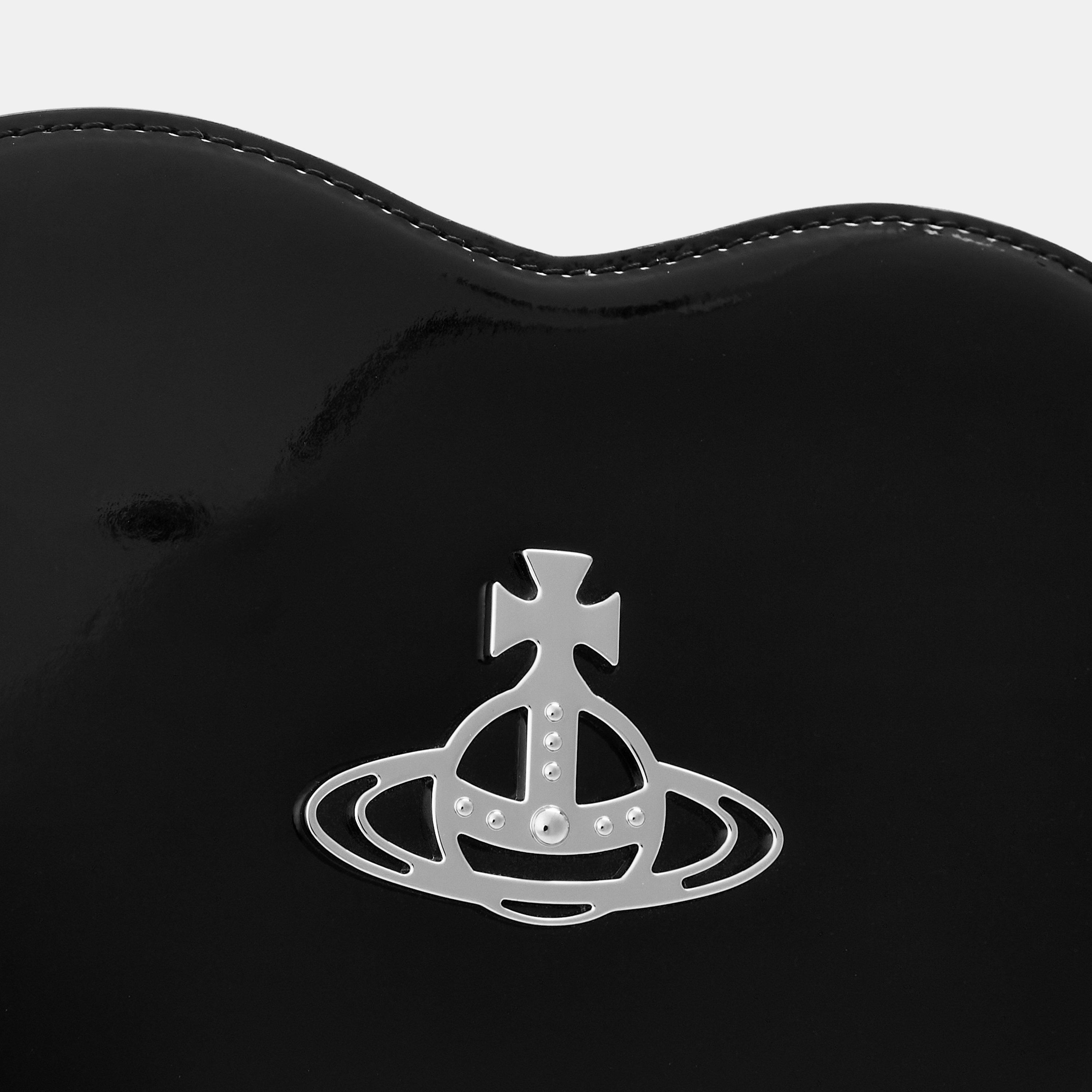 Black - Vivienne Westwood - Women's Viv Louise Heart Crossbody Bag - 3