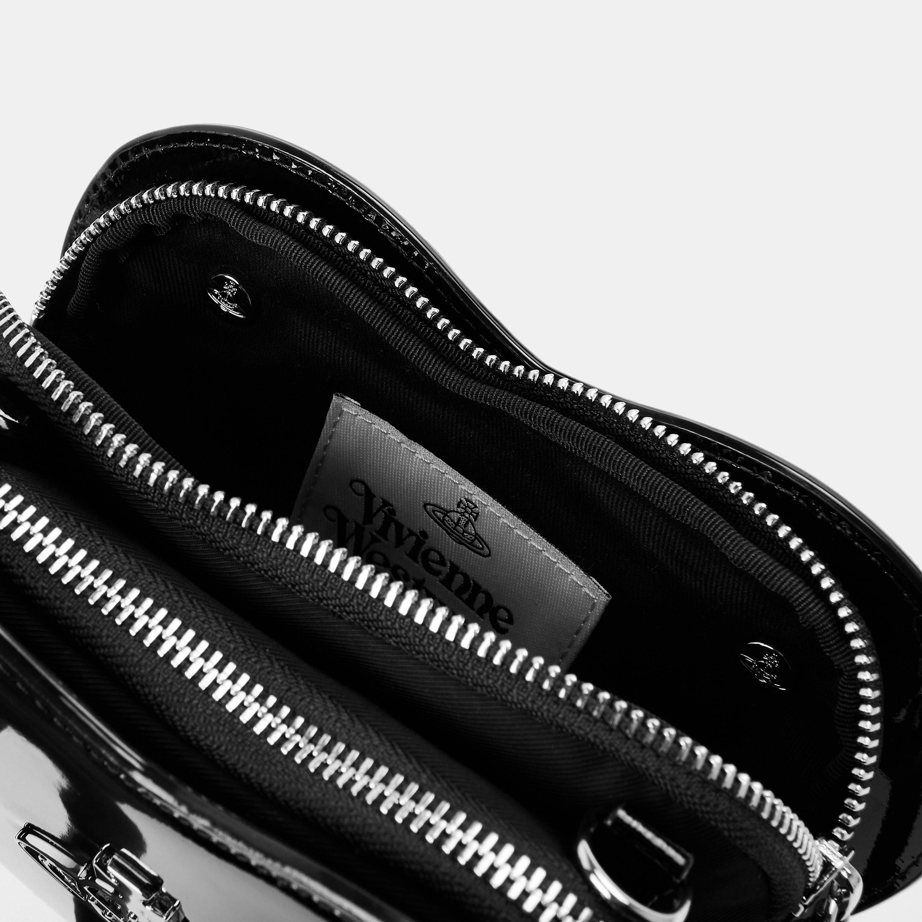 Black - Vivienne Westwood - Women's Viv Louise Heart Crossbody Bag - 4