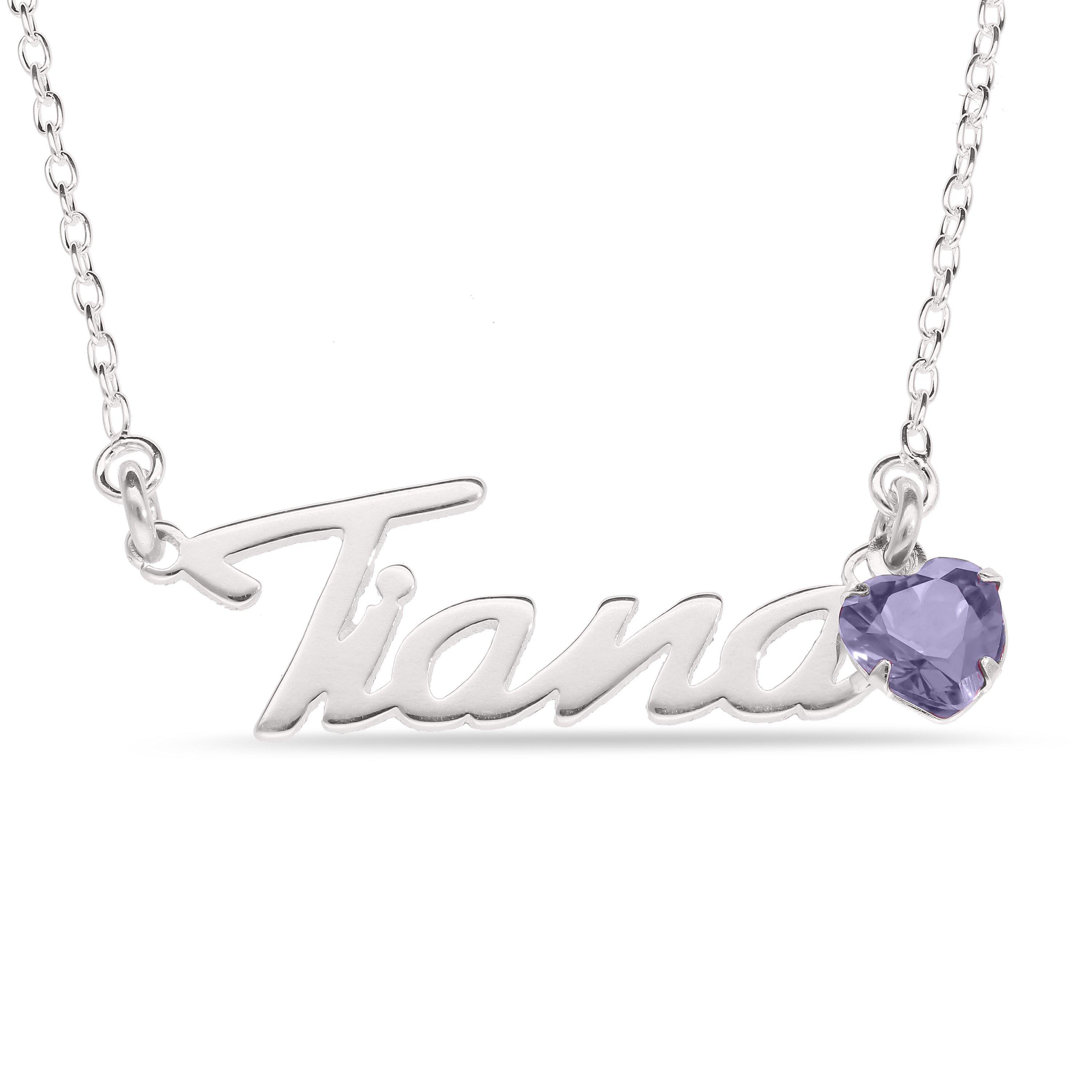 Silver - Be You - Sterling Silver June CZ Birthstone Pendant