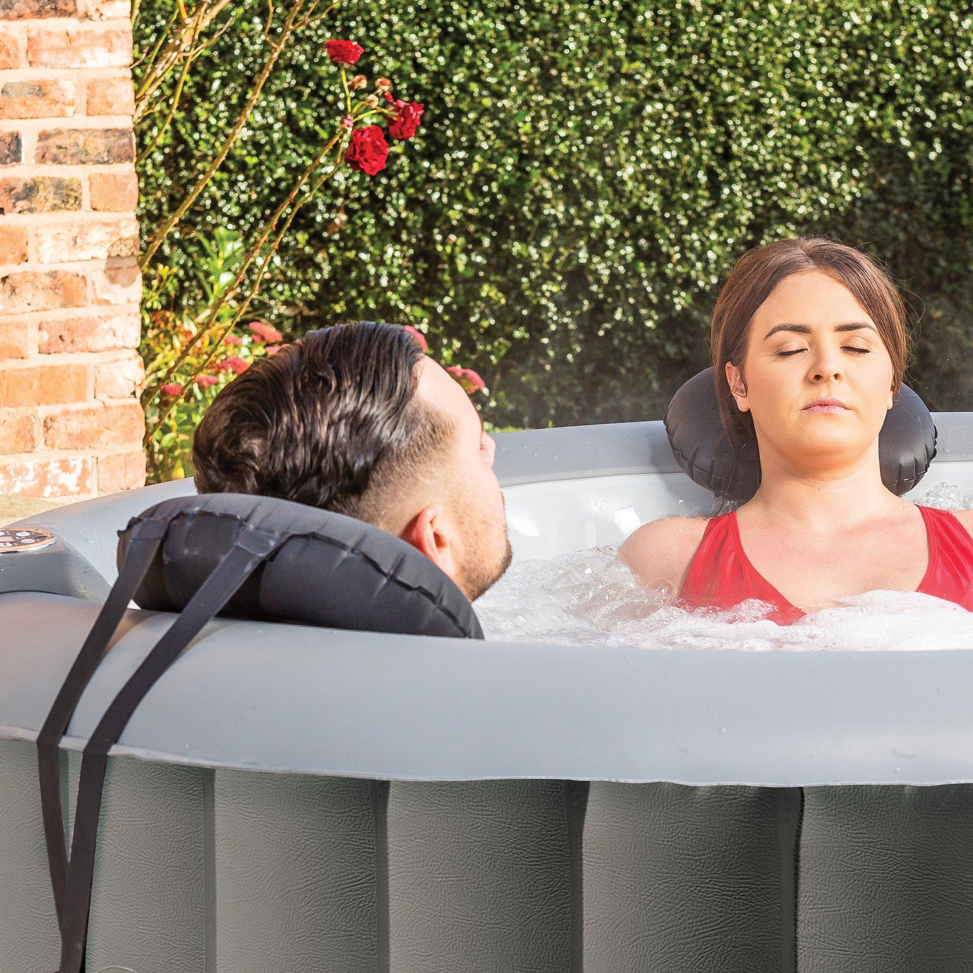 Ash Black - CleverSpa - 2pk Head Rest - 2