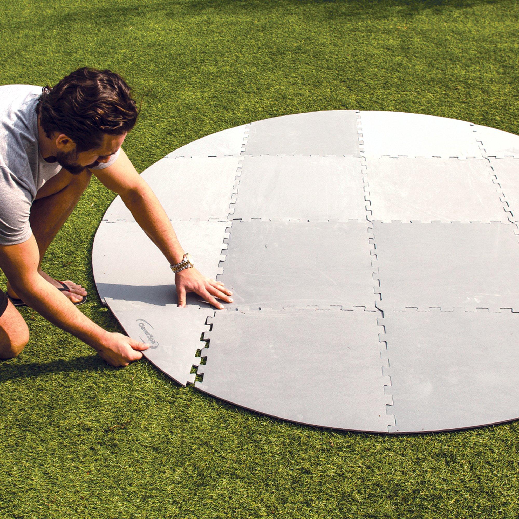 Grey - CleverSpa - Floor Protector - 4