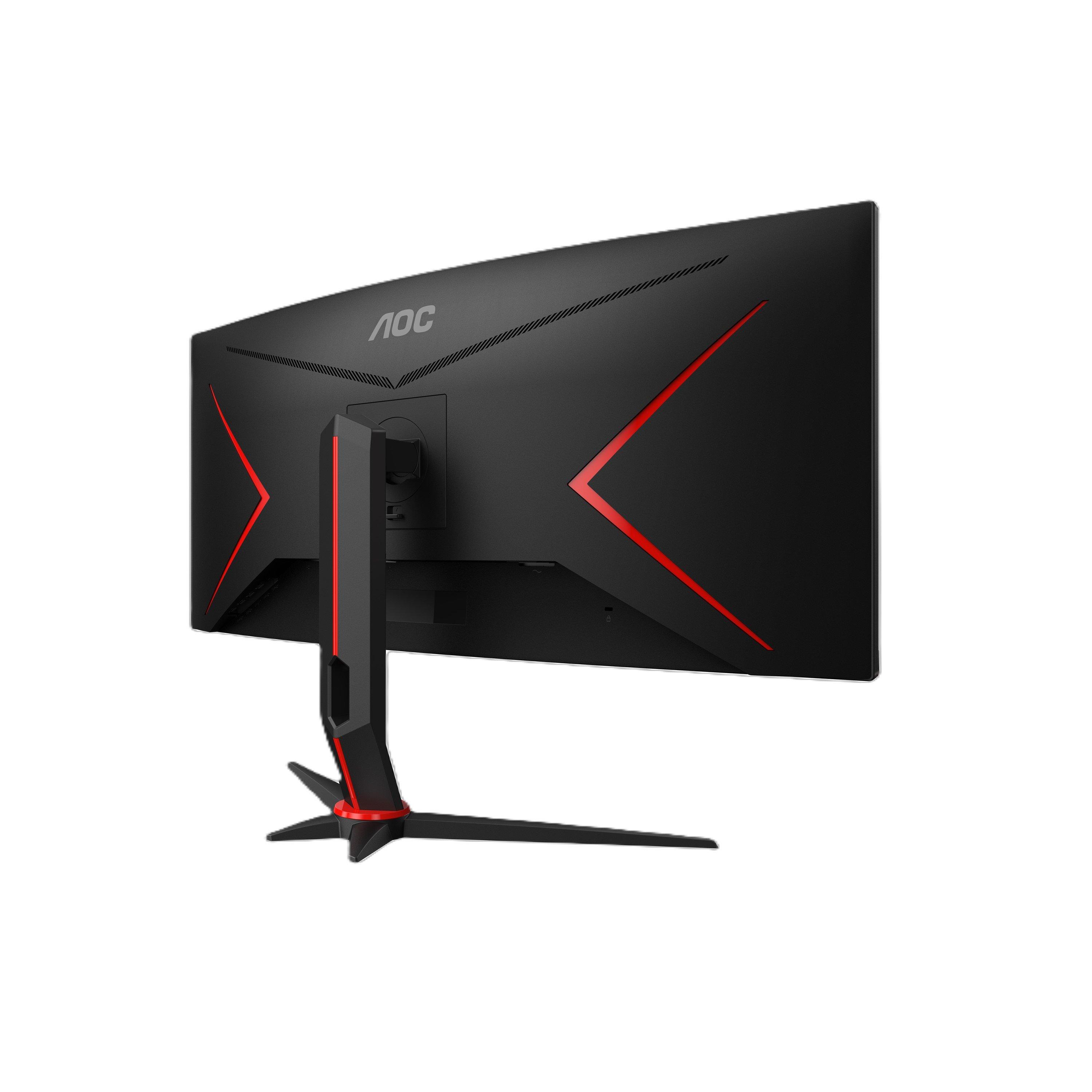 Black - AOC - CU34G2XP/BK 34 Inch Ultrawide 180Hz Curved Gaming Monitor - 7