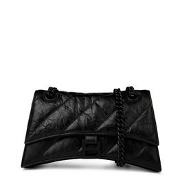 Balenciaga Crushed Quilted Chain Shoulder Bag