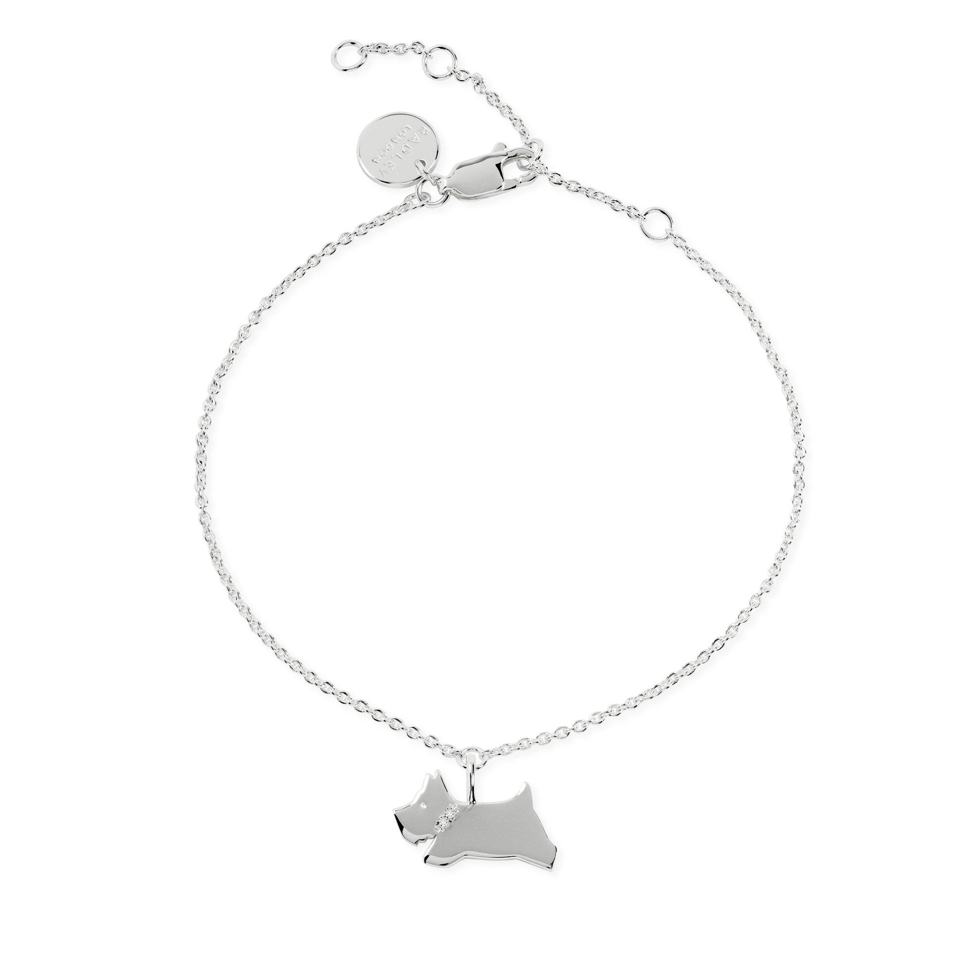 Silver - Radley - Sterling Silver Jumping Dog Bracelet - 1