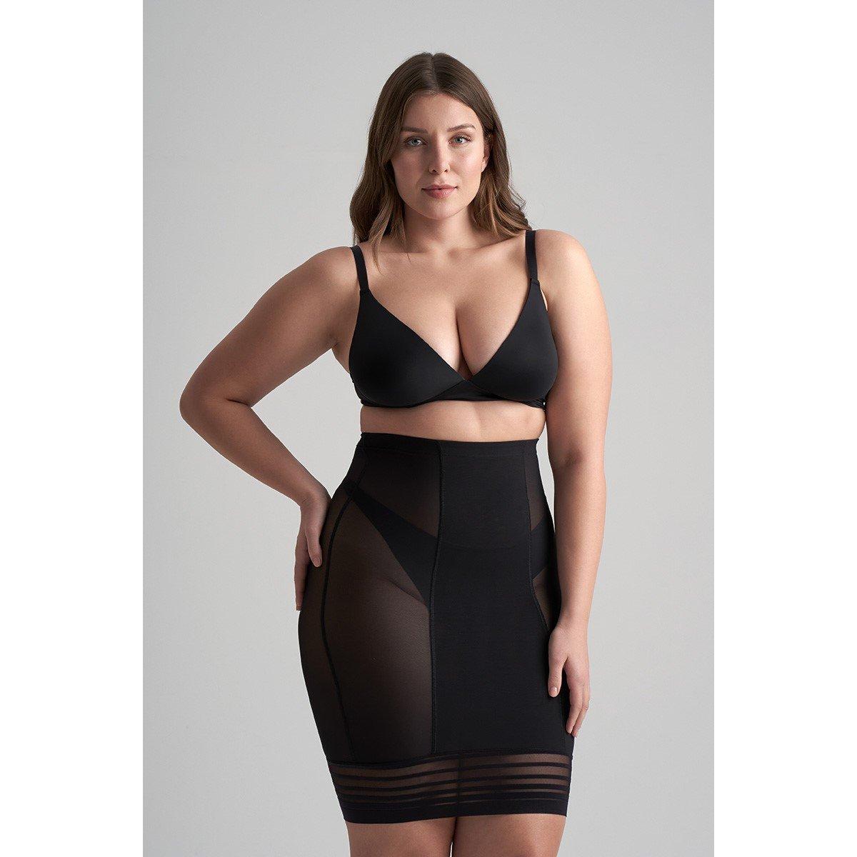Black - Bye Bra - Women's Heavyweight Skirt Shapewear - 3