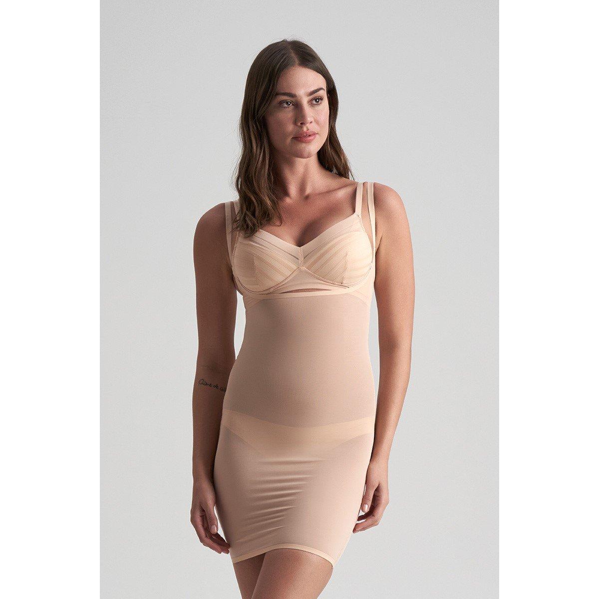 Beige - Bye Bra - Women's Obust Dress Shapewear - 1