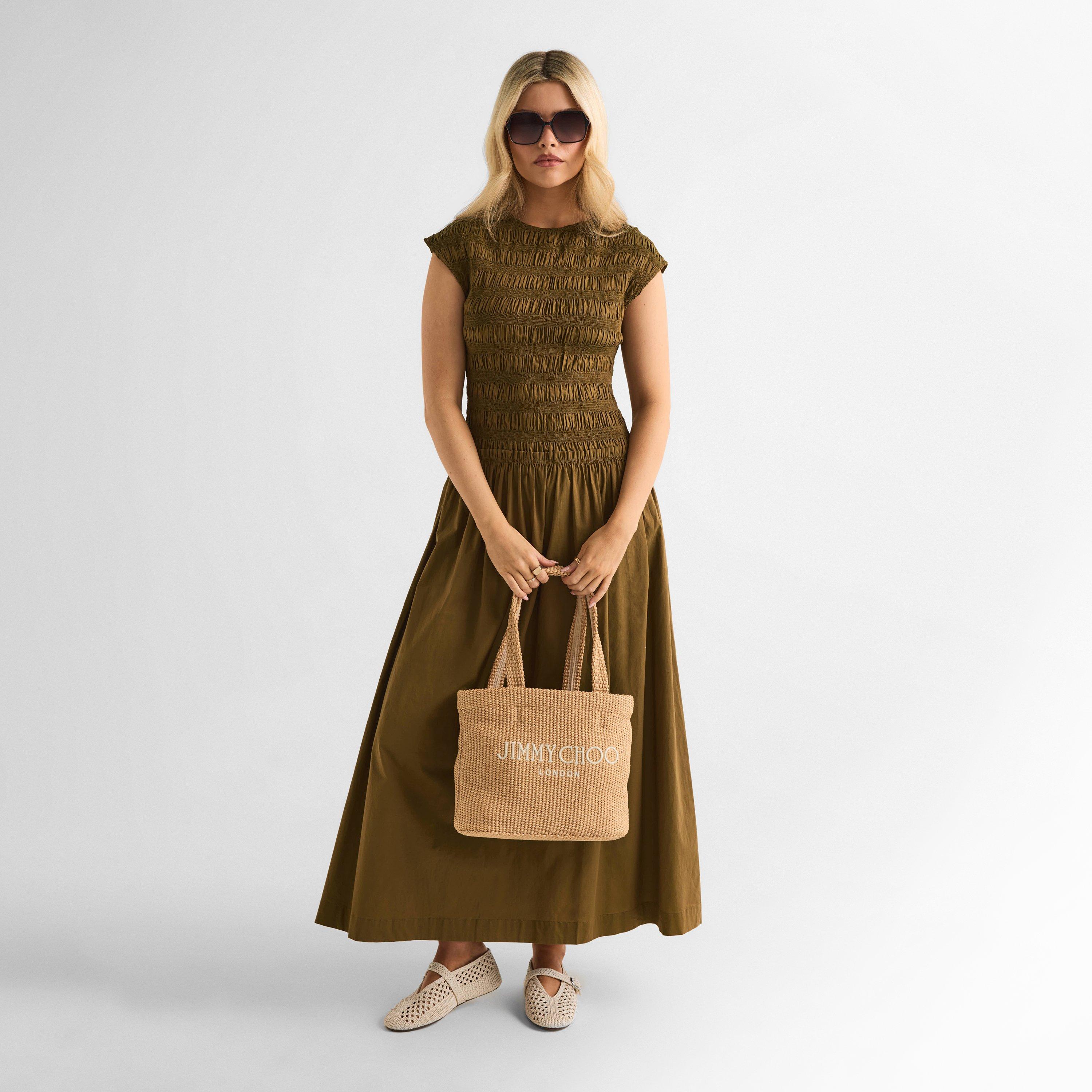 Natural/Latte - Jimmy Choo - Women's Straw Bag - 6