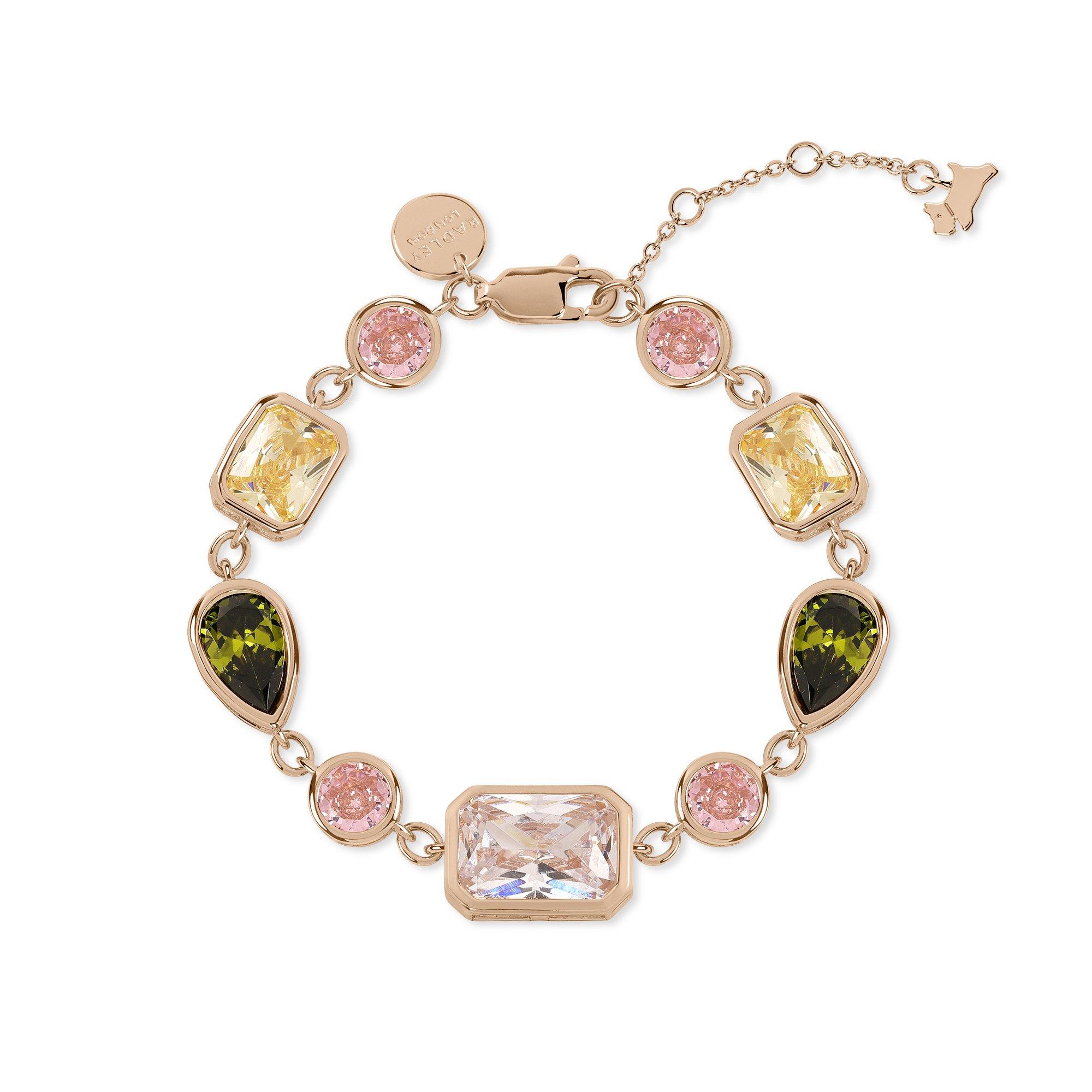 Radley Women's 18Ct Plated Czech Stone Bracelet Rose Gold