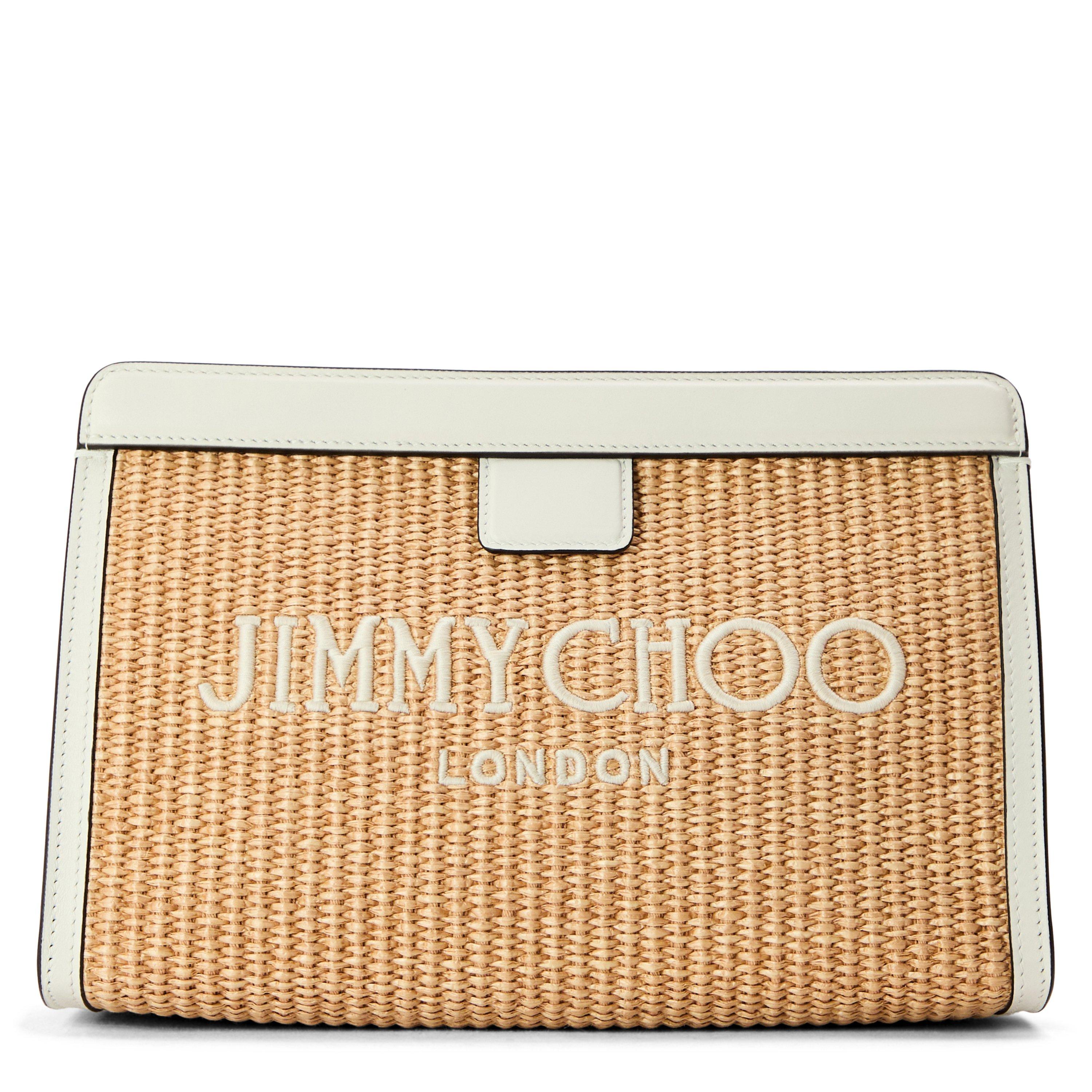 Natural/Latte - Jimmy Choo - Women's Clutch Bag - 1
