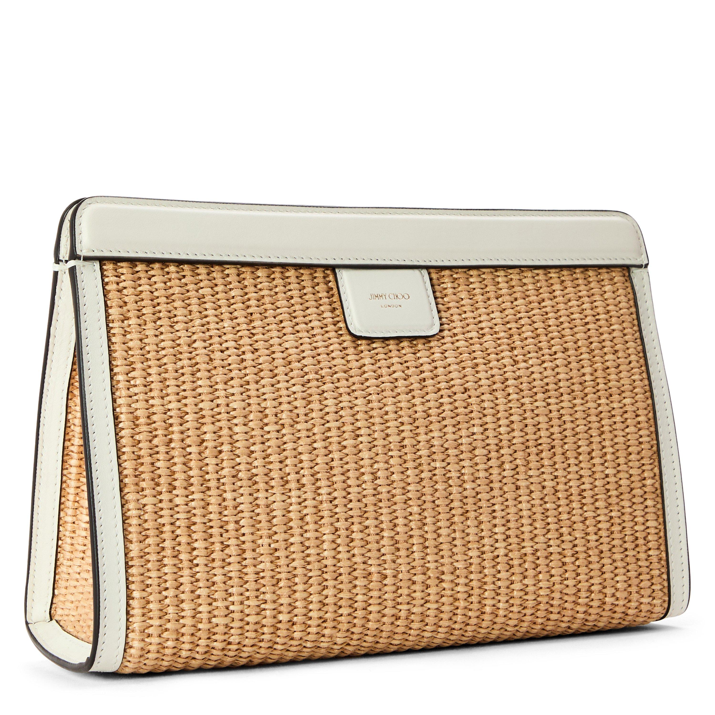Natural/Latte - Jimmy Choo - Women's Clutch Bag - 2