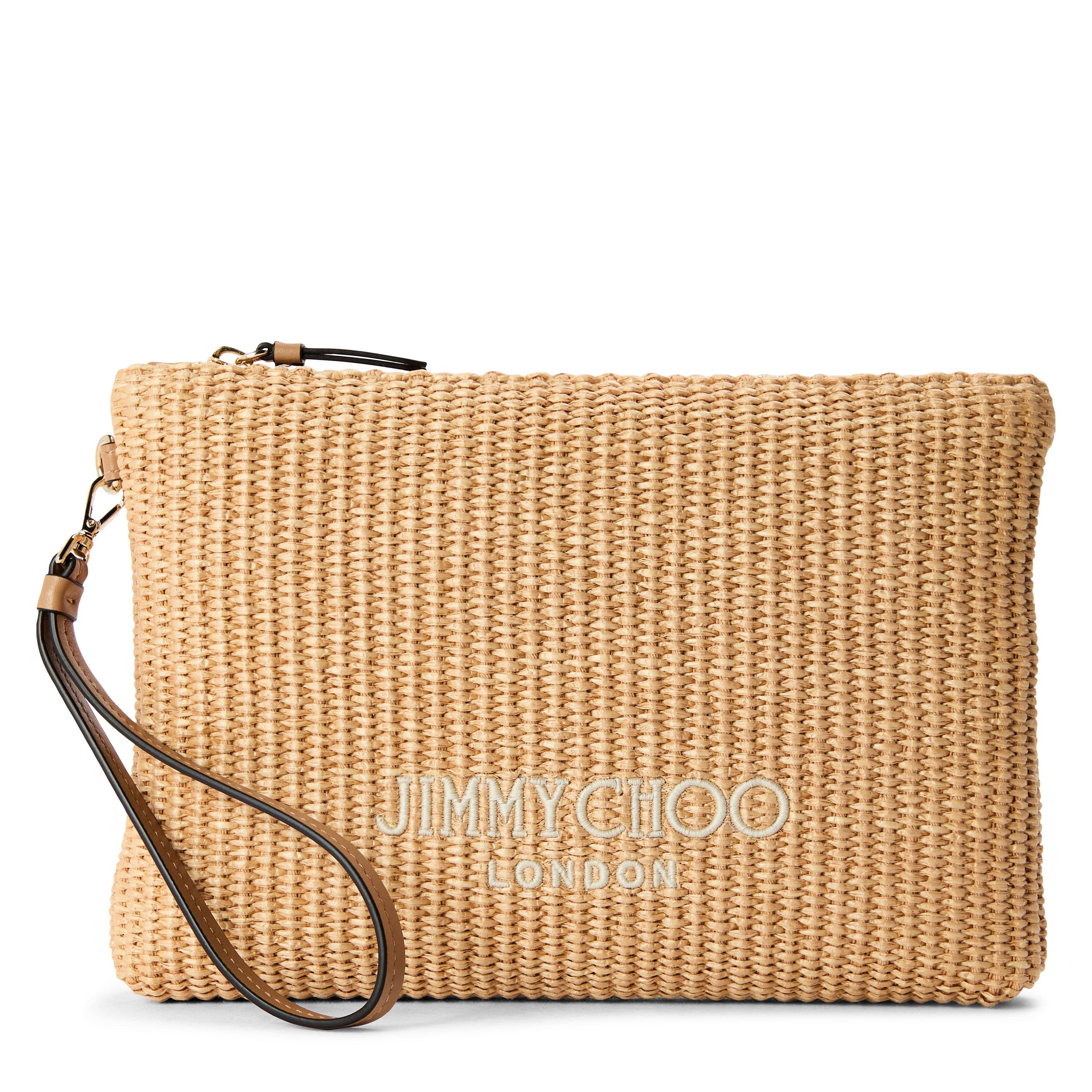 Natural/Latte - Jimmy Choo - Women's Clutch Bag - 1