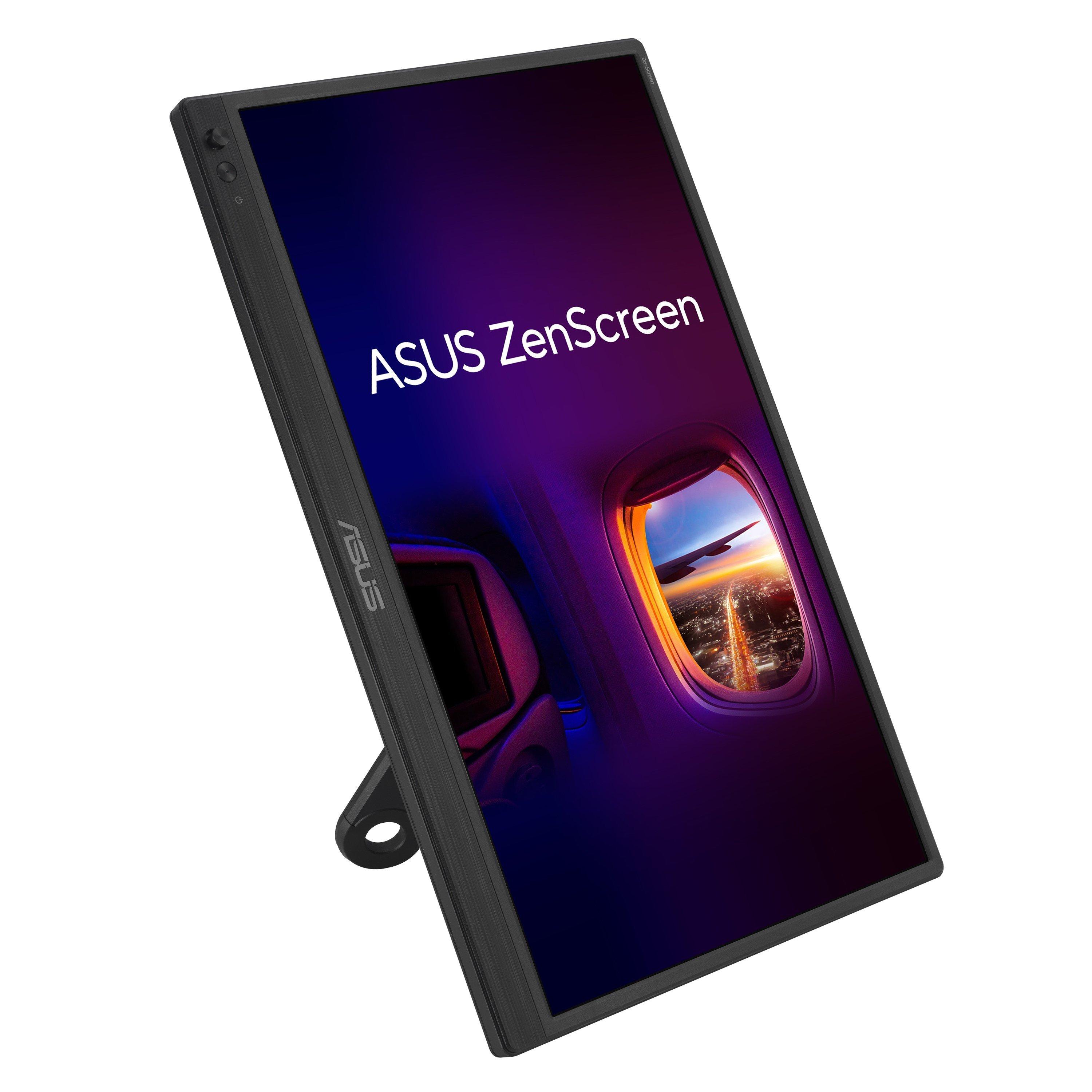 Black - ASUS - ZenScreen MB169CK 15.6 inch Portable USB FHD Monitor - 1