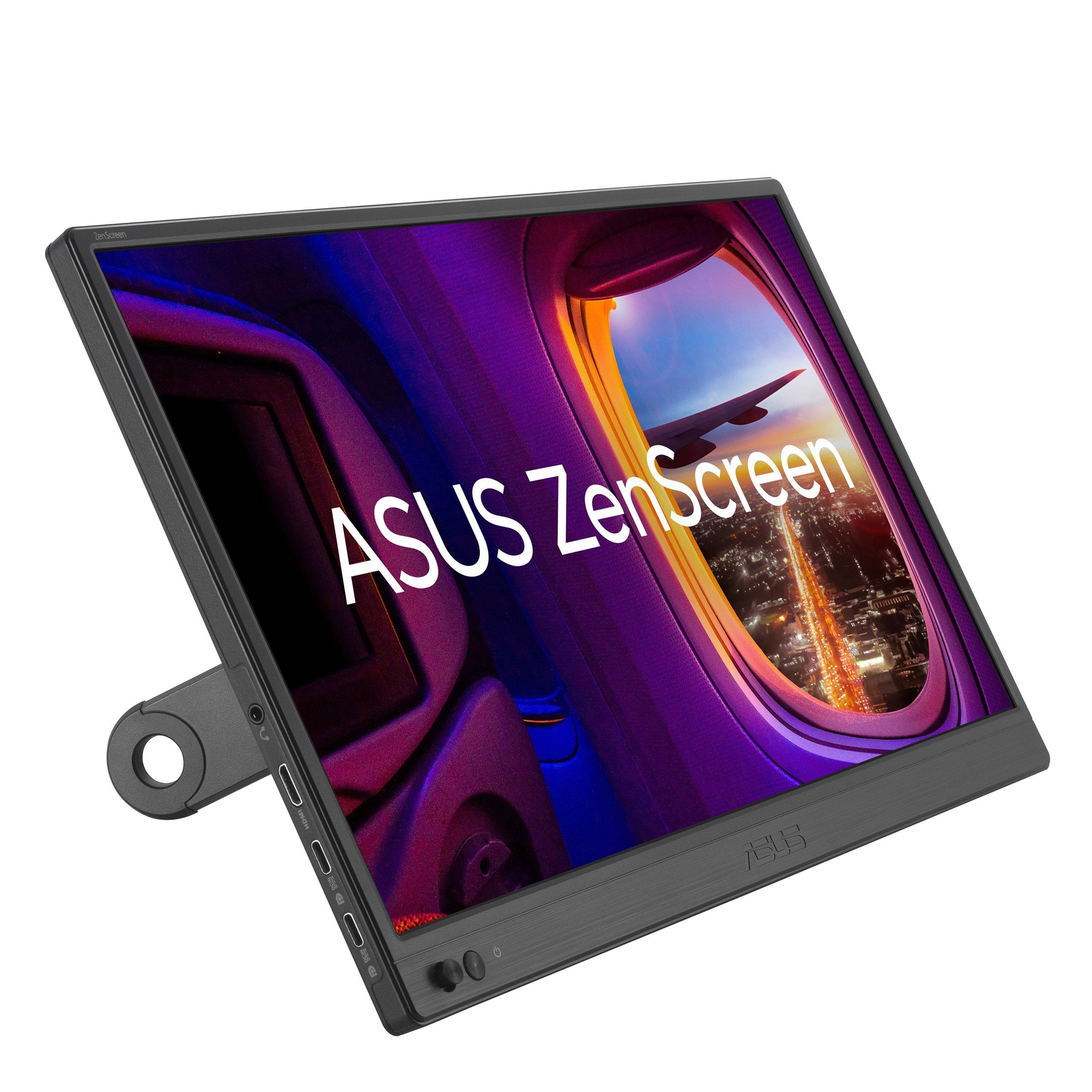 Black - ASUS - ZenScreen MB169CK 15.6 inch Portable USB FHD Monitor - 2