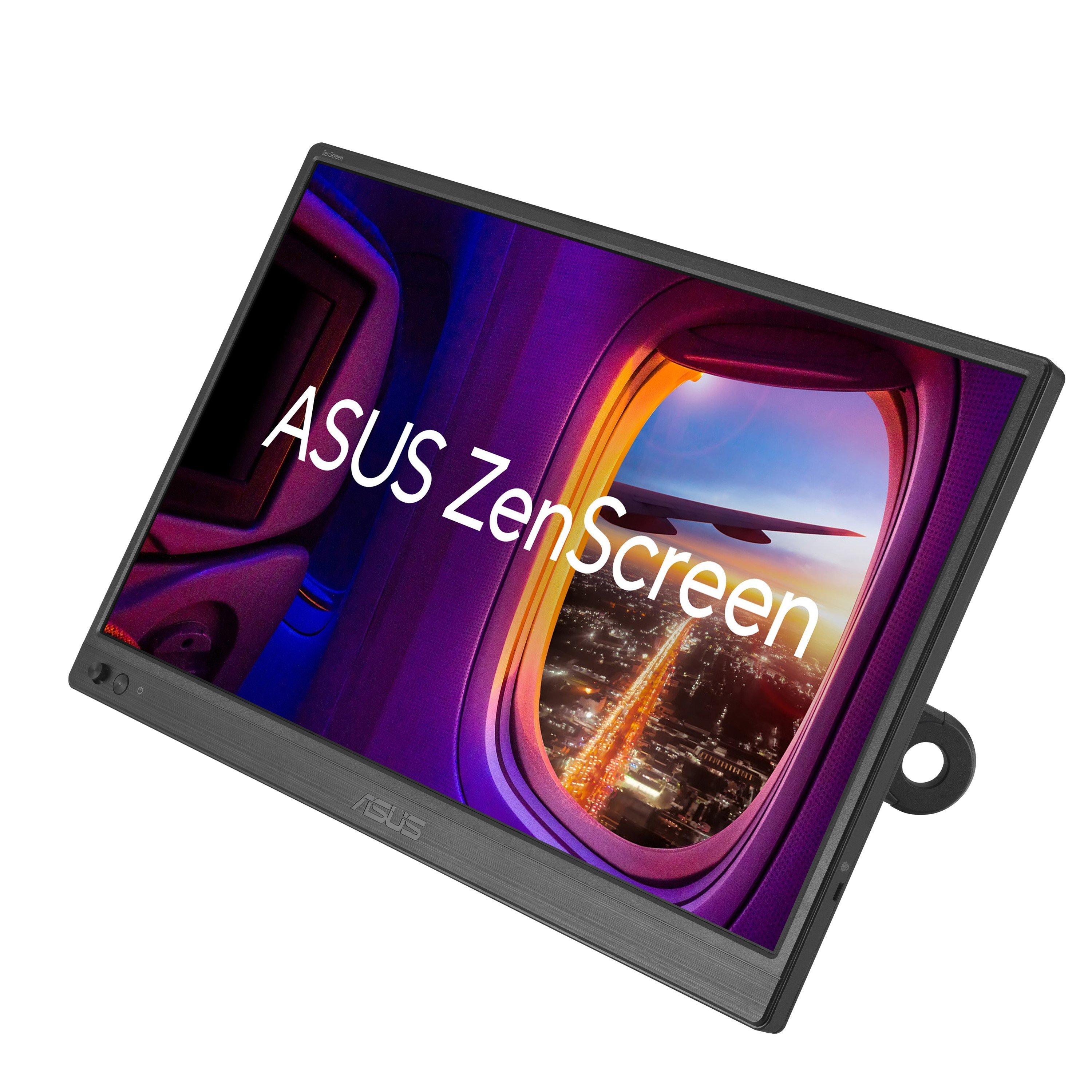 Black - ASUS - ZenScreen MB169CK 15.6 inch Portable USB FHD Monitor - 5