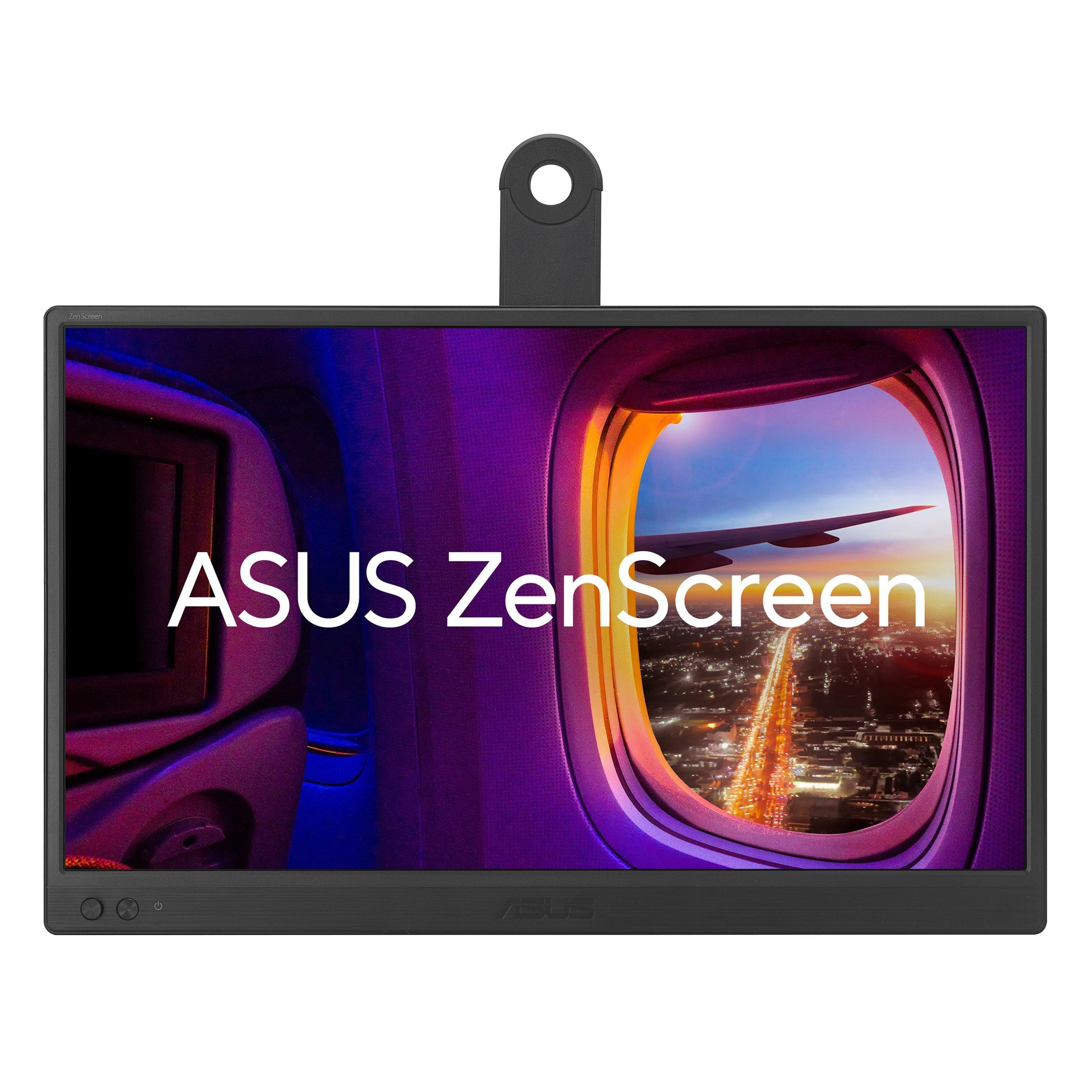 Black - ASUS - ZenScreen MB169CK 15.6 inch Portable USB FHD Monitor - 8