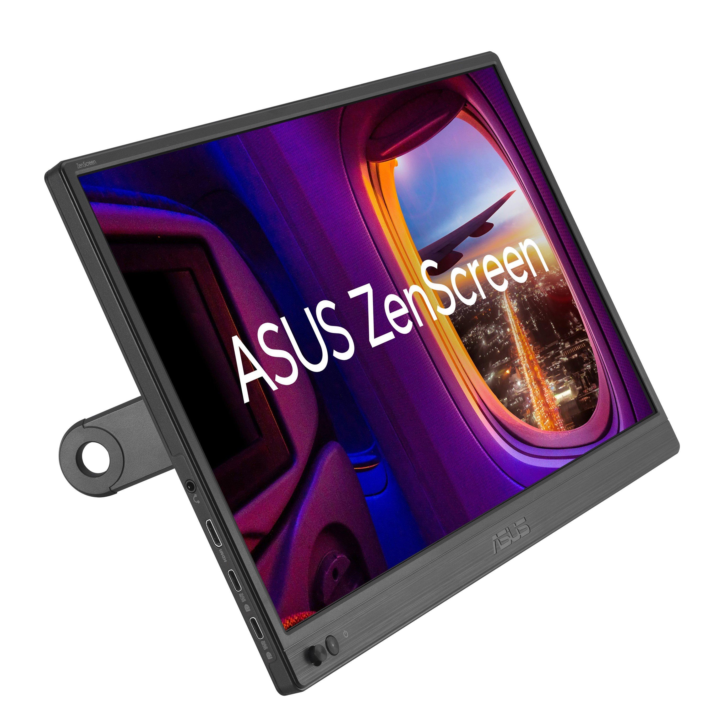 Black - ASUS - ZenScreen MB169CK 15.6 inch Portable USB FHD Monitor - 9