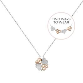 Radley Radley 18ct Rose Gold Plated Hearts Necklace