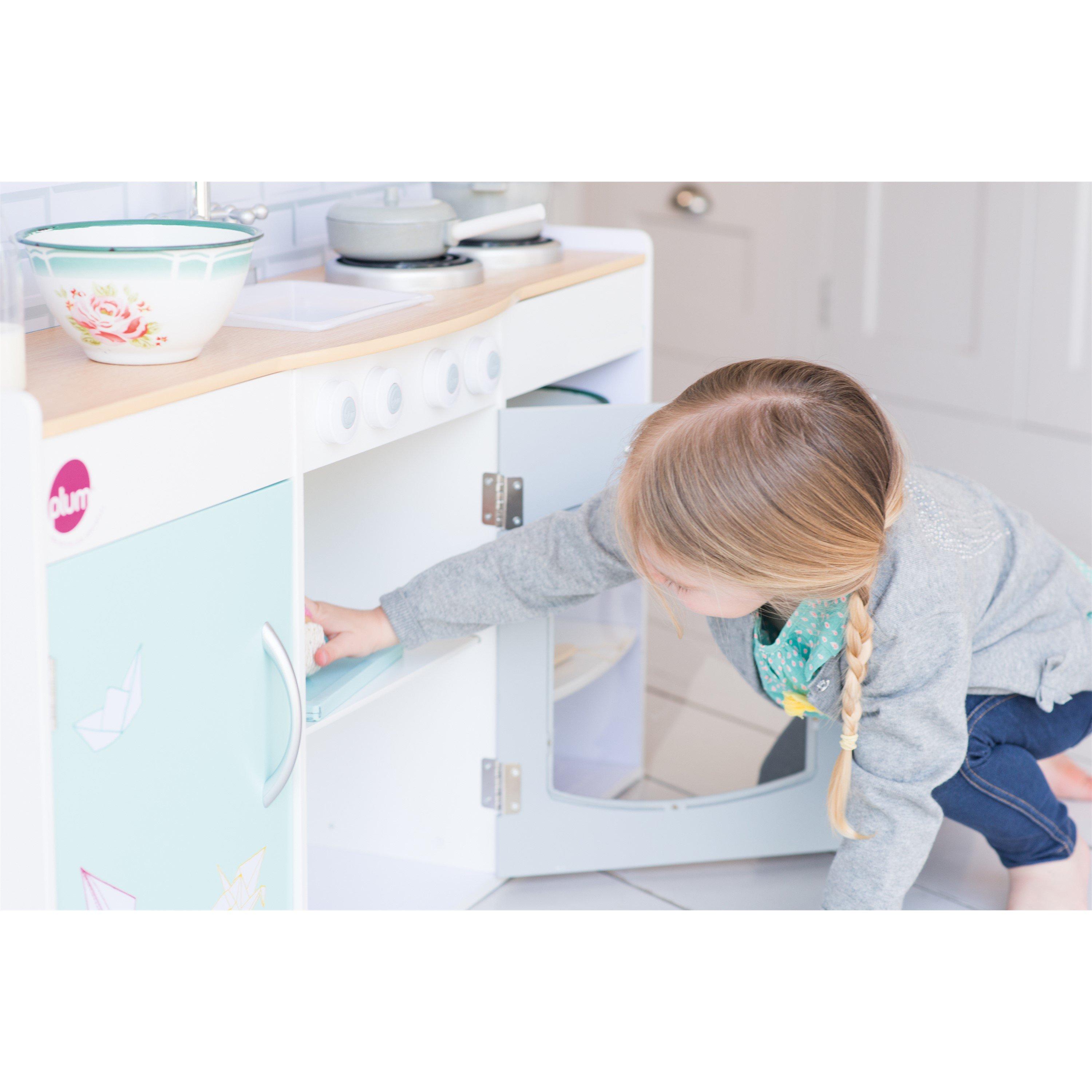 Multi - Plum Play - Peppermint Townhouse 2-in-1 Wooden Kitchen & Dolls House - 6