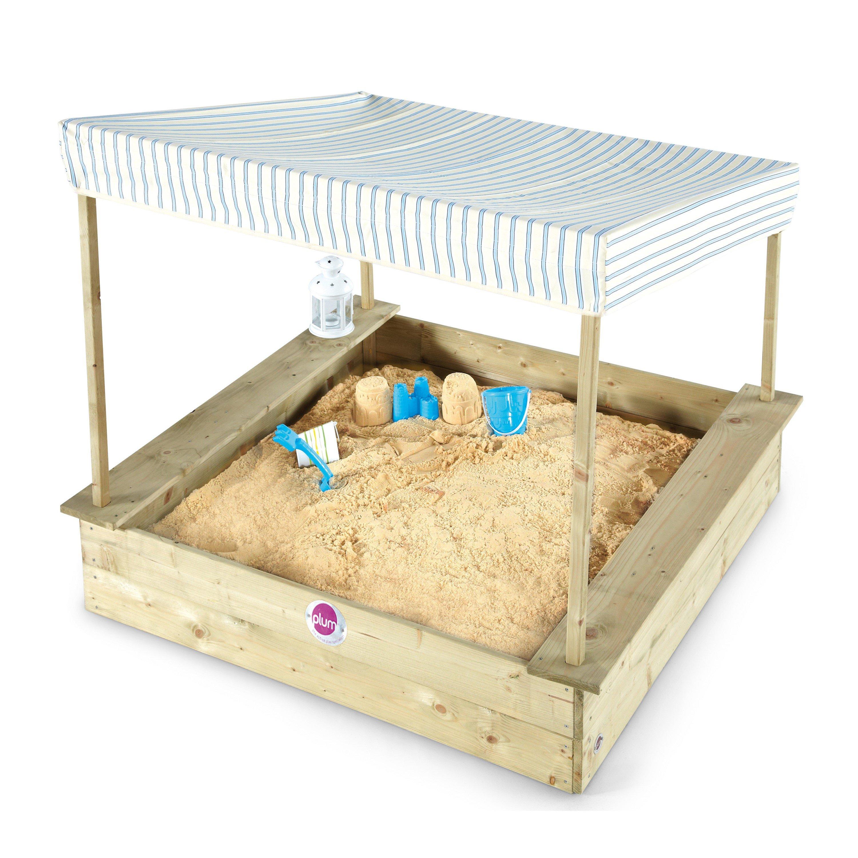 Multi - Plum Play - Palm Beach Wooden Sand Pit - 1