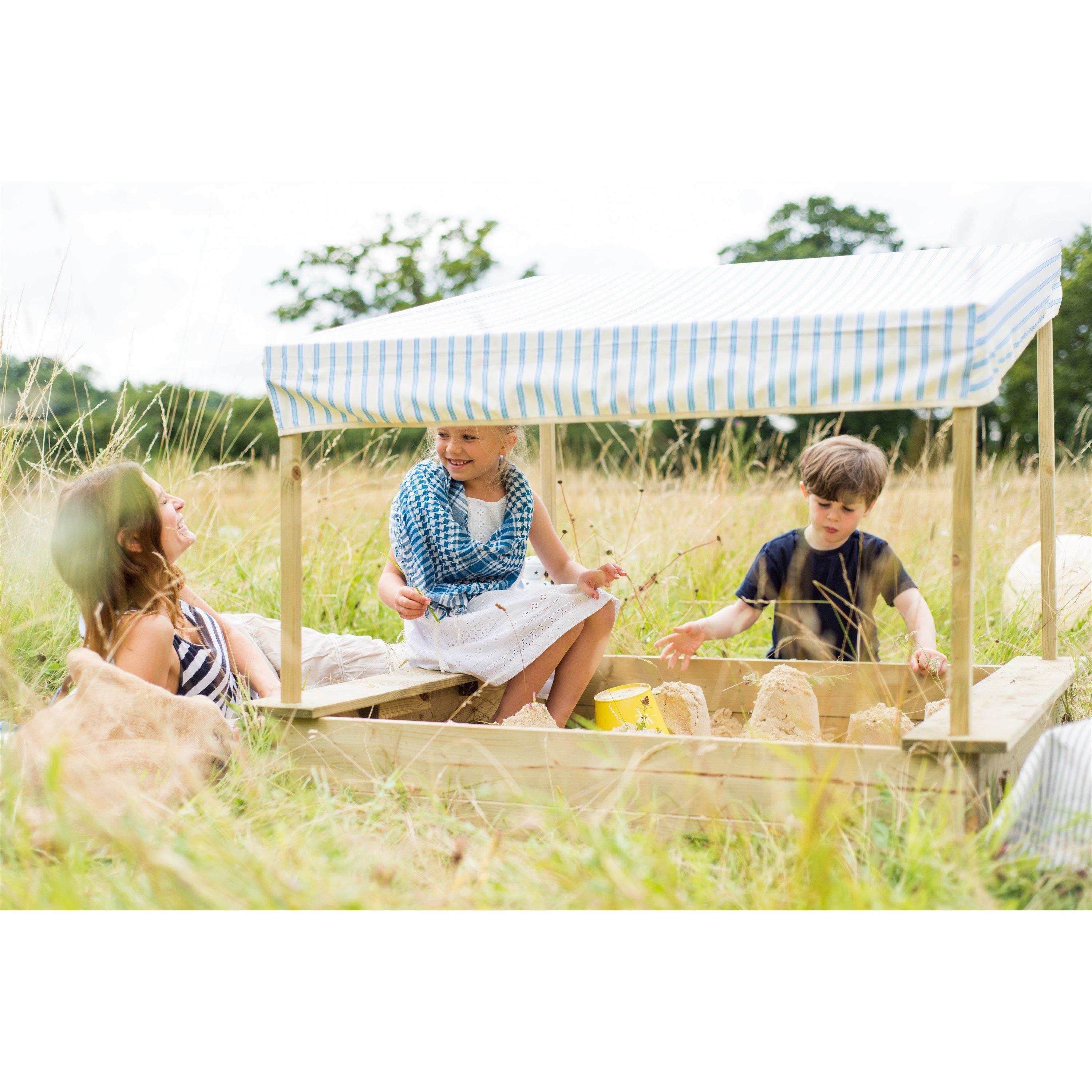 Multi - Plum Play - Palm Beach Wooden Sand Pit - 3