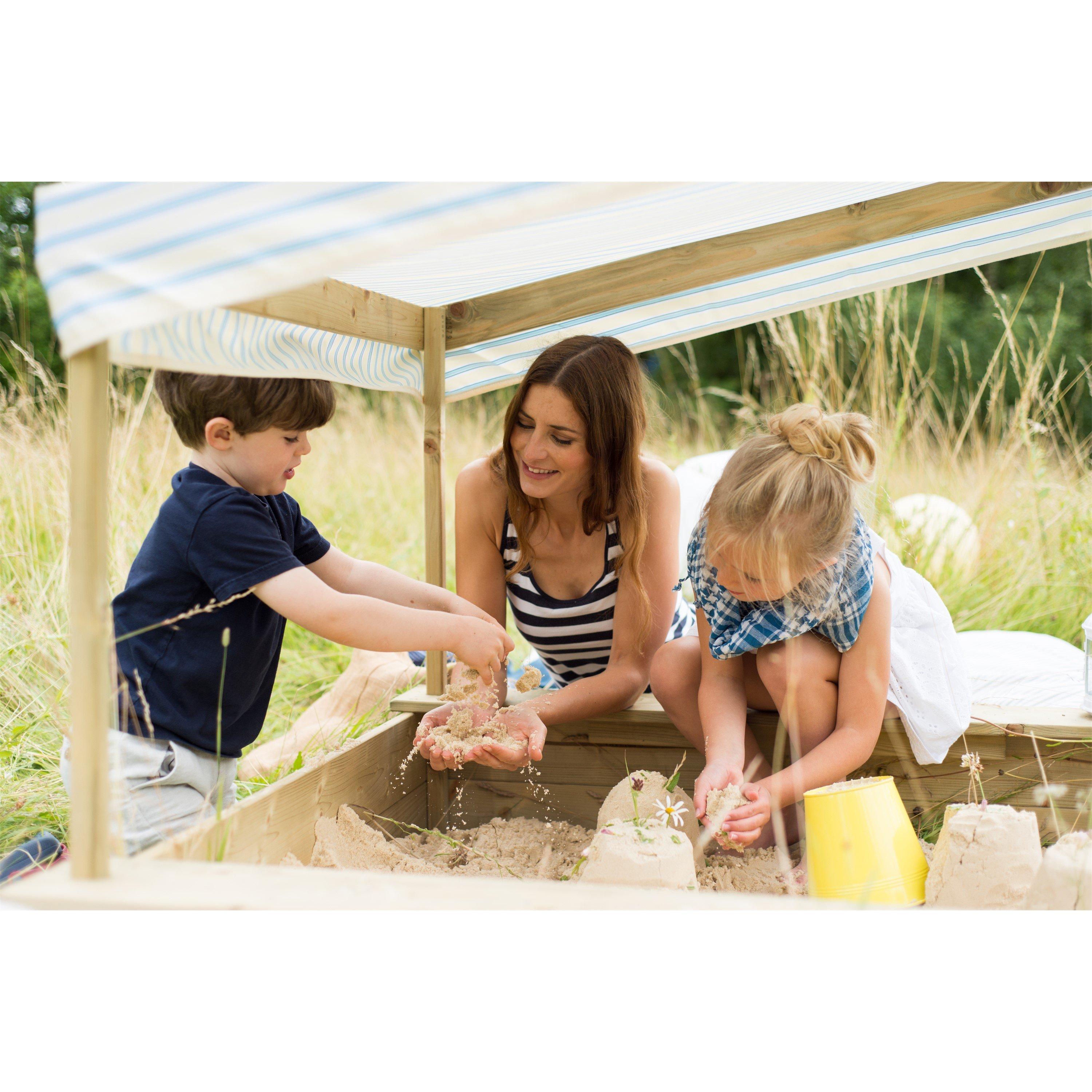 Multi - Plum Play - Palm Beach Wooden Sand Pit - 4