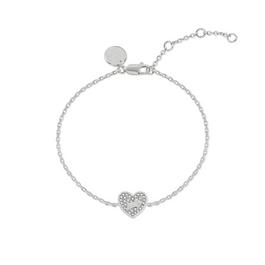 Radley Radley Silver Plated Pav¿ Stone Heart Bracelet