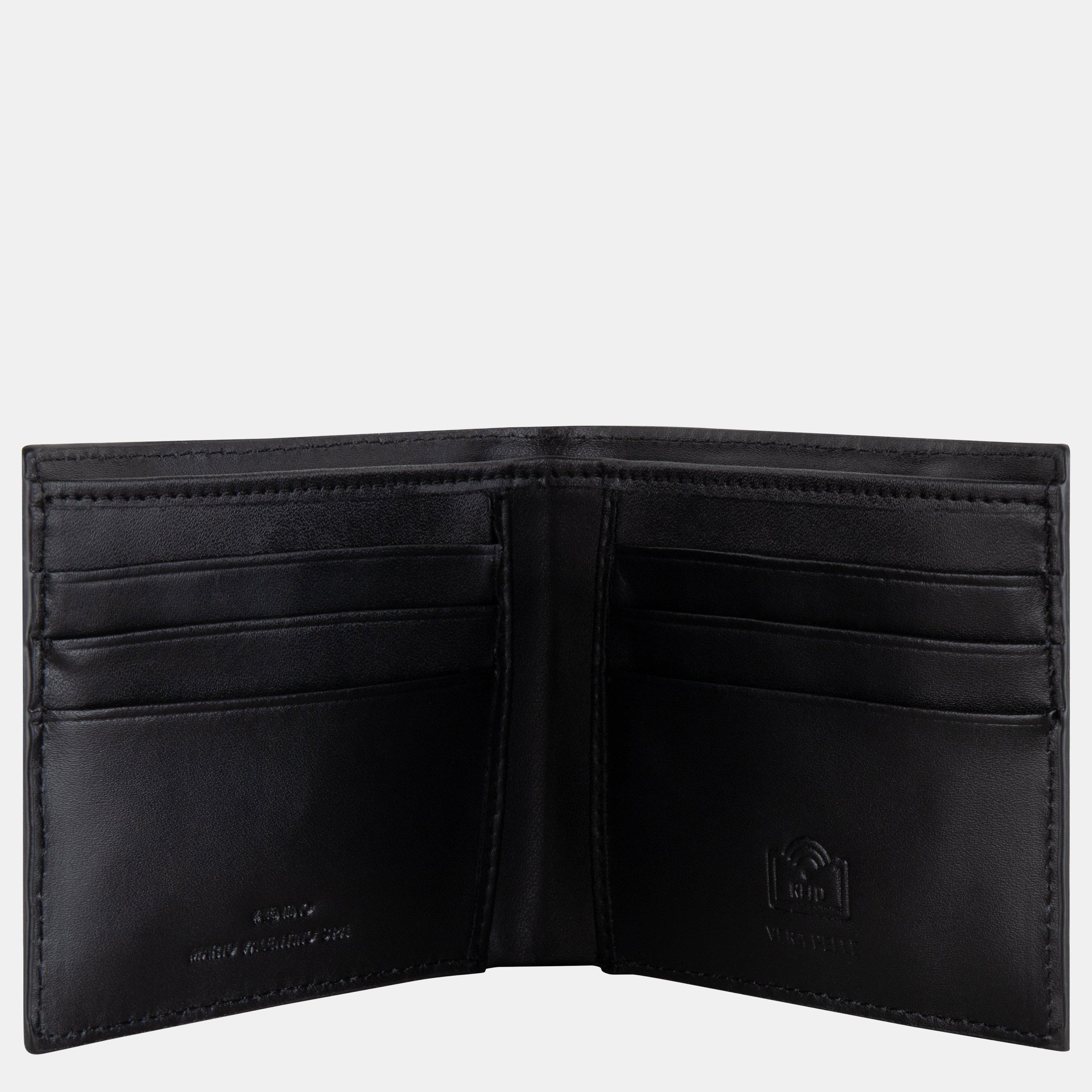 Nero Black - Valentino - Marnier Leather Wallet - 4
