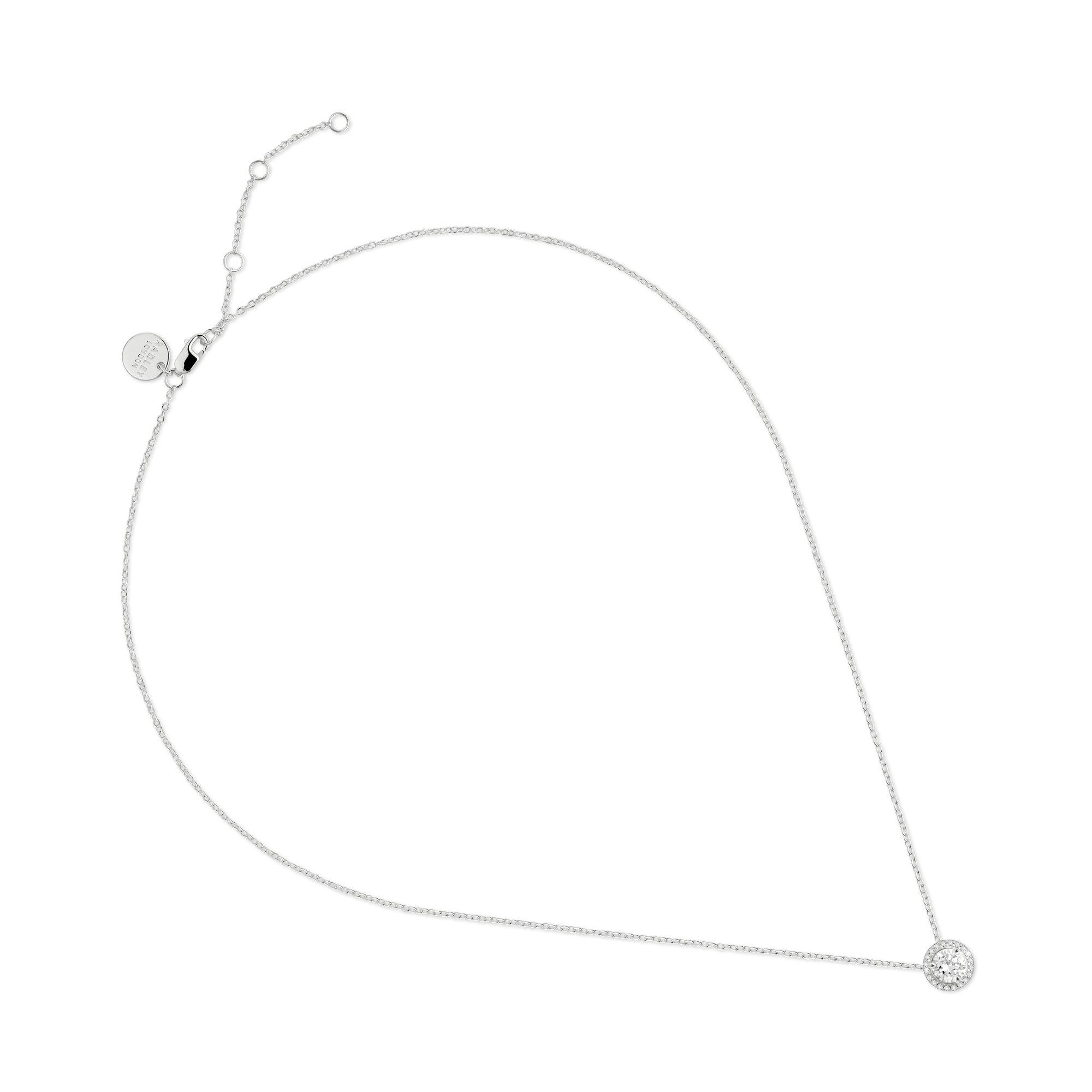 Silver - Radley - Sterling Silver CZ Stone Set Necklace - 2