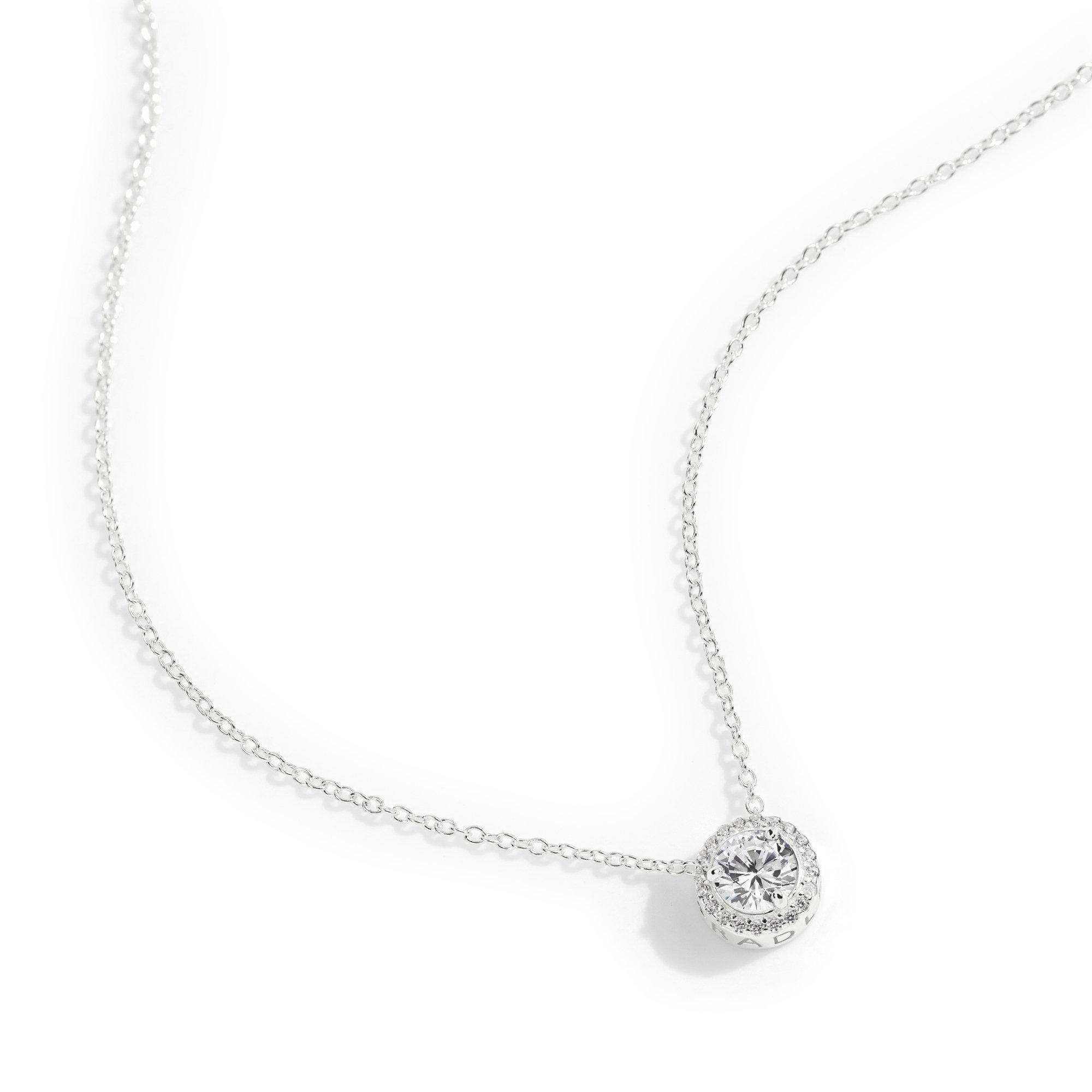 Silver - Radley - Sterling Silver CZ Stone Set Necklace - 3