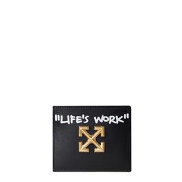 Off White Jitney Leather Card Holder