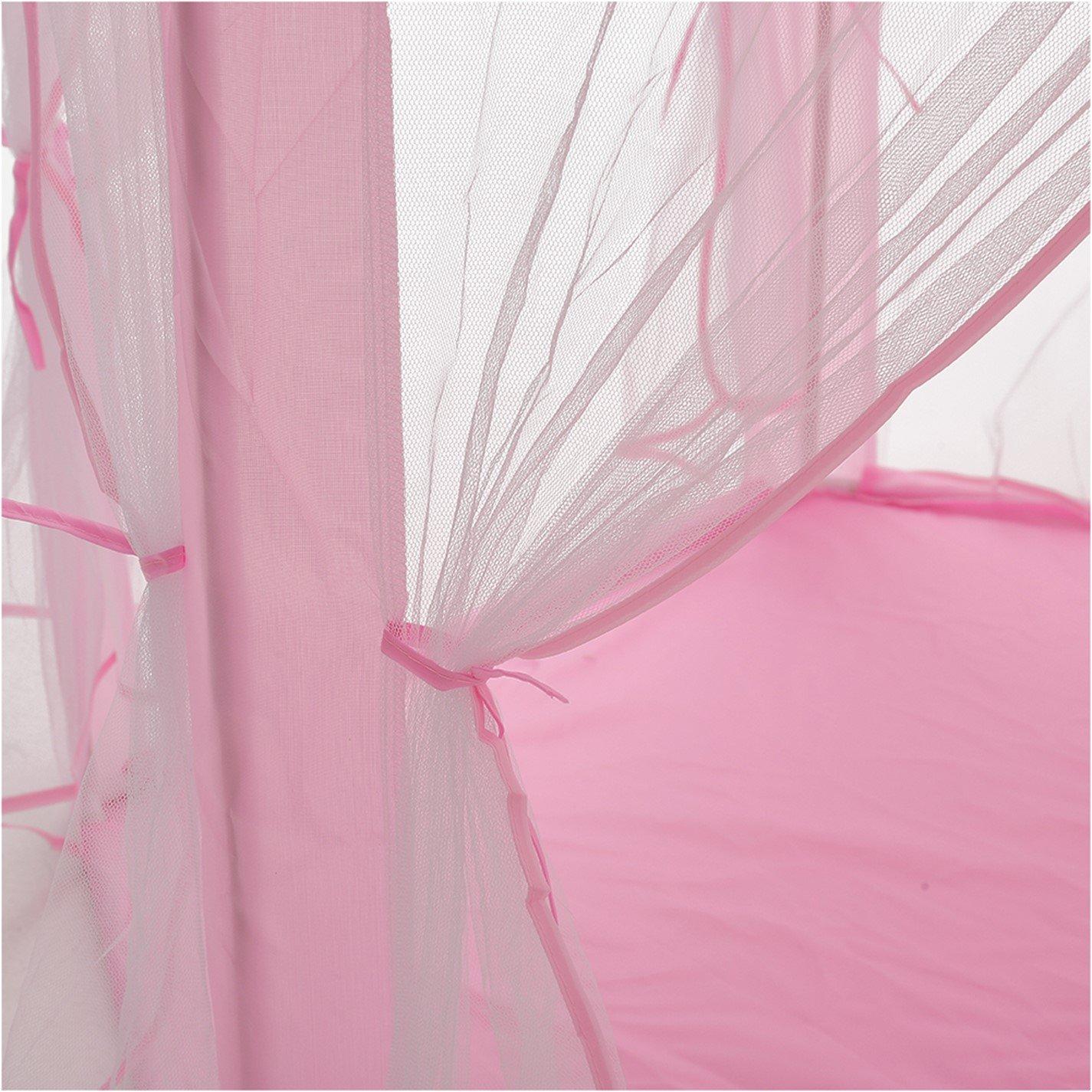 Pink - KIDKID - Kids Castle Play Tent - 4