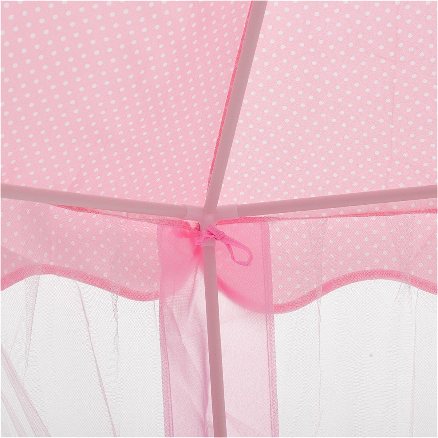 Pink - KIDKID - Kids Castle Play Tent - 5
