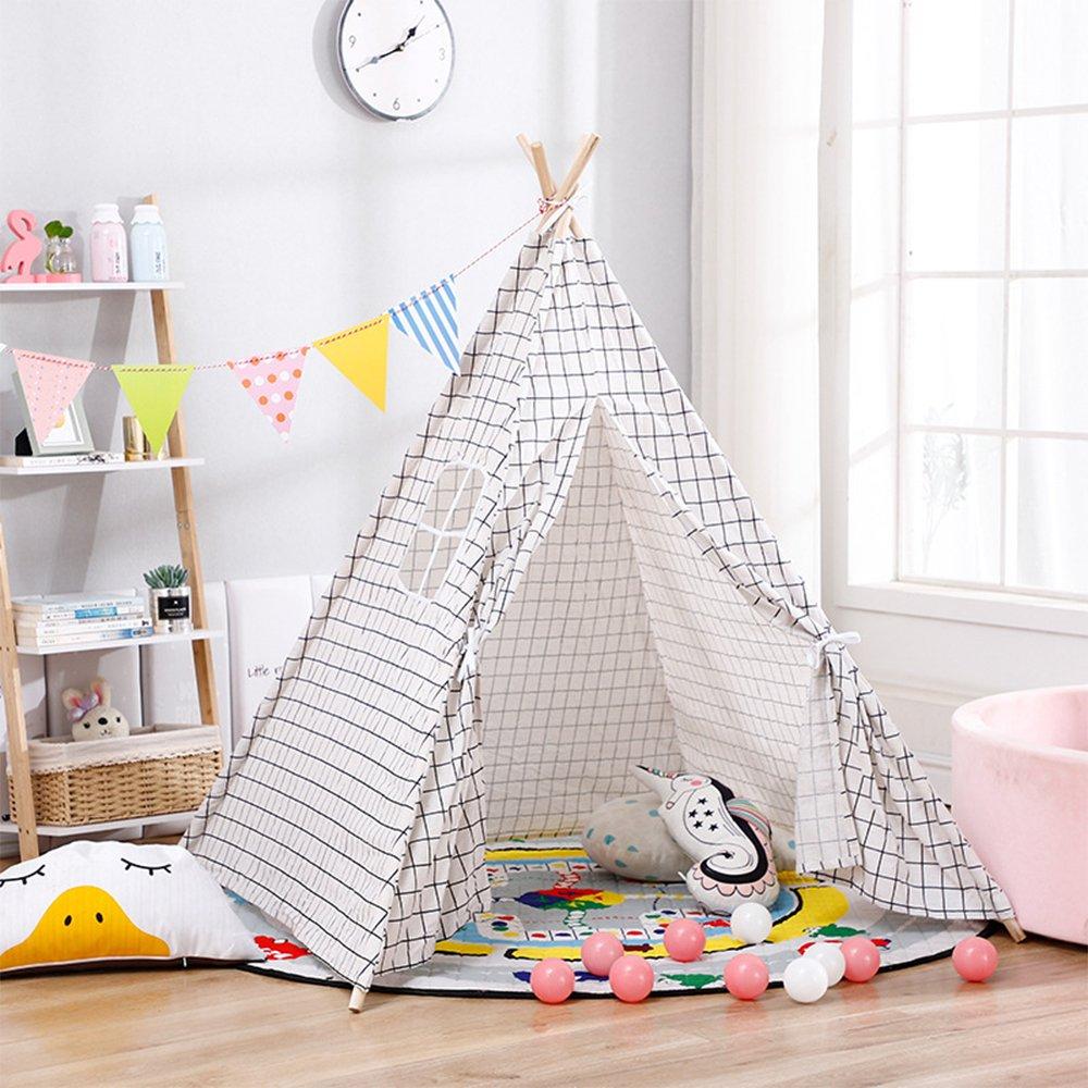 Kidkid  Kids Indoor Teepee Tent For Kids Playhouse - White