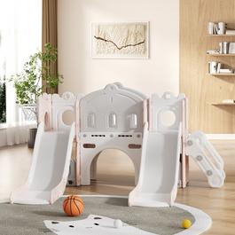 KIDKID Toddler Two Slides Playset