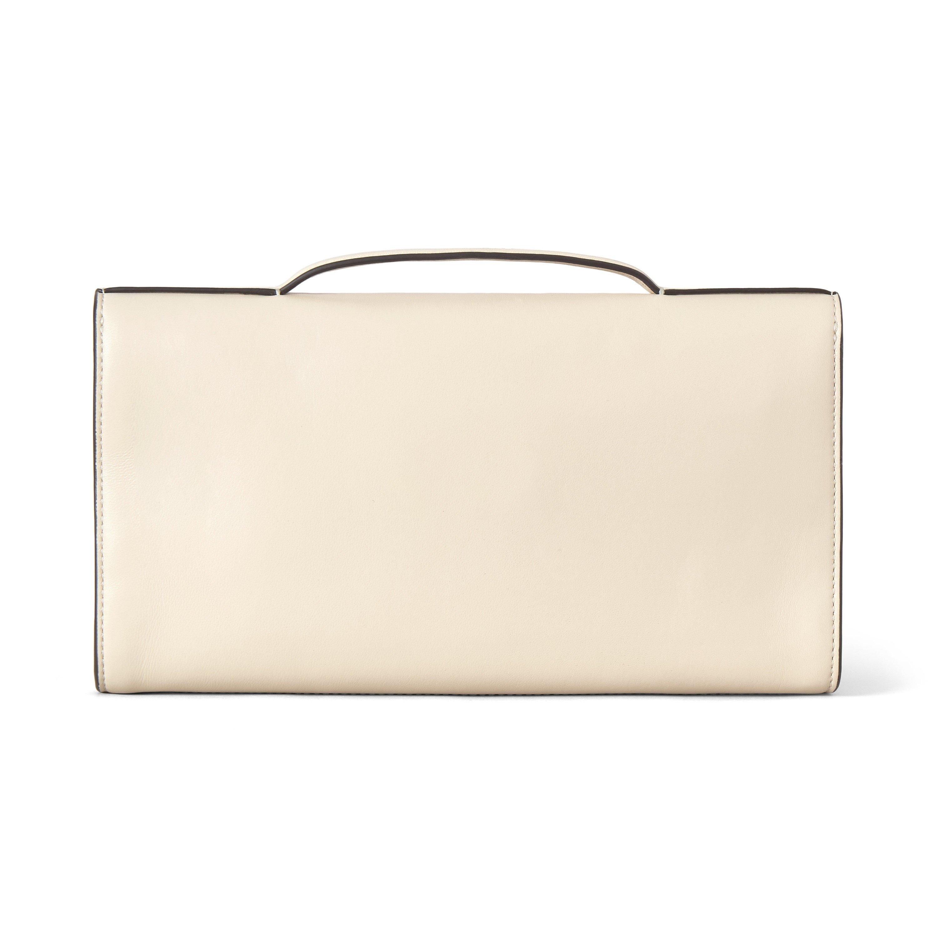 Eggshell Nappa - Mulberry - Lily Clutch Buttery Nappa - 2