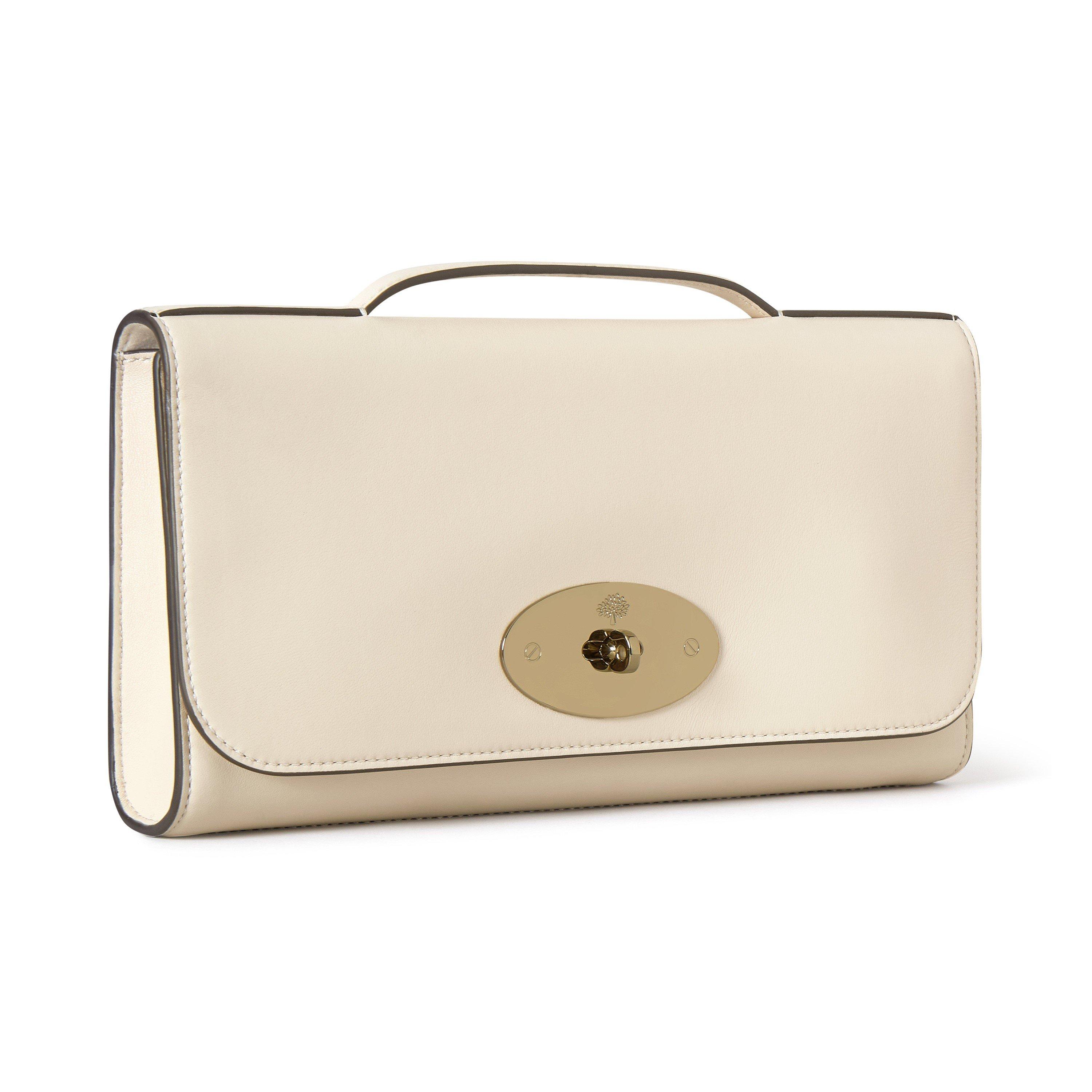 Eggshell Nappa - Mulberry - Lily Clutch Buttery Nappa - 3