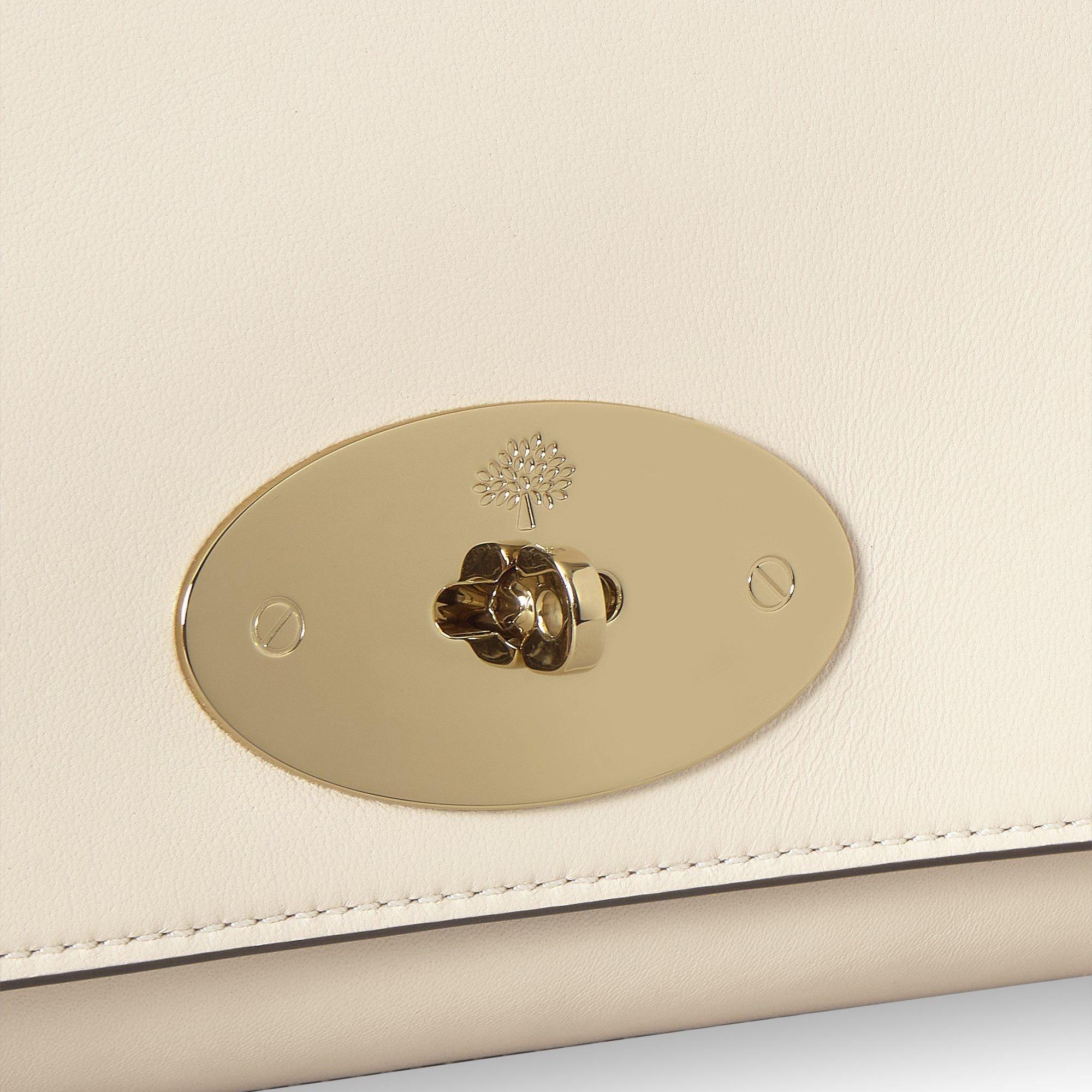 Eggshell Nappa - Mulberry - Lily Clutch Buttery Nappa - 4