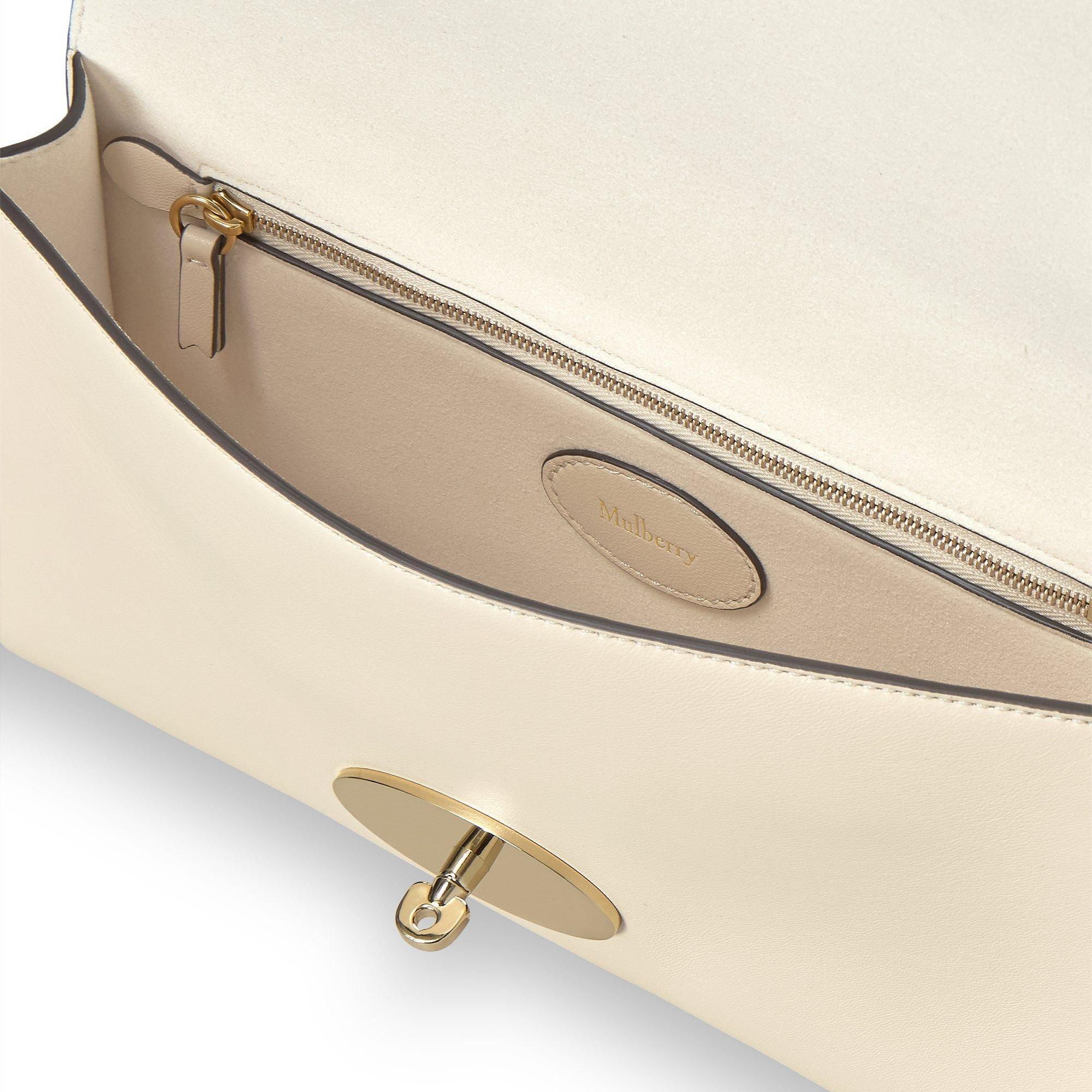 Eggshell Nappa - Mulberry - Lily Clutch Buttery Nappa - 5