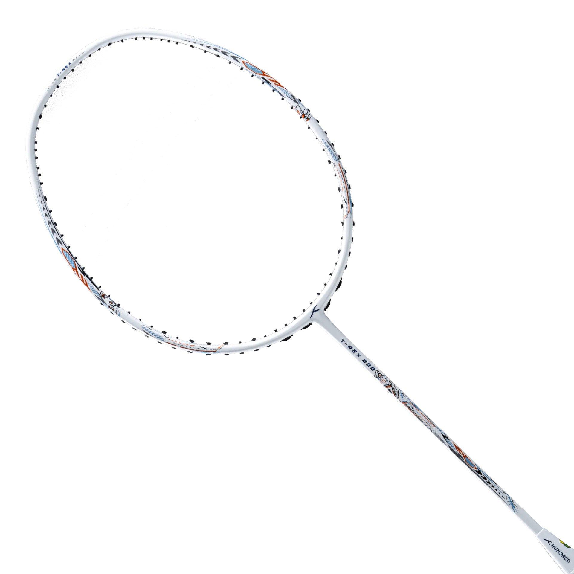 White - Hundred - T-Rex 800 Badminton Rackets - 2